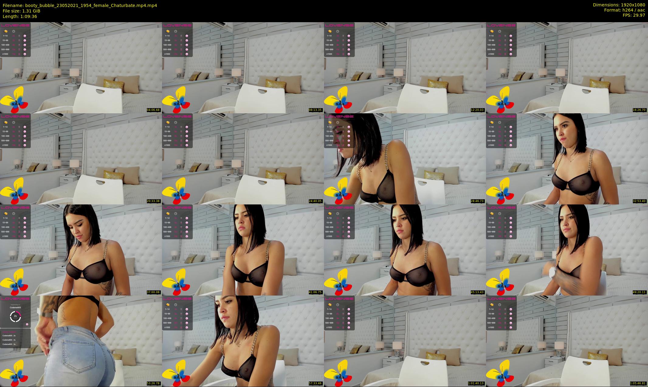 booty_bubble — 70 minute Chaturbate female cam show recording, 1080p, May 23, 2021