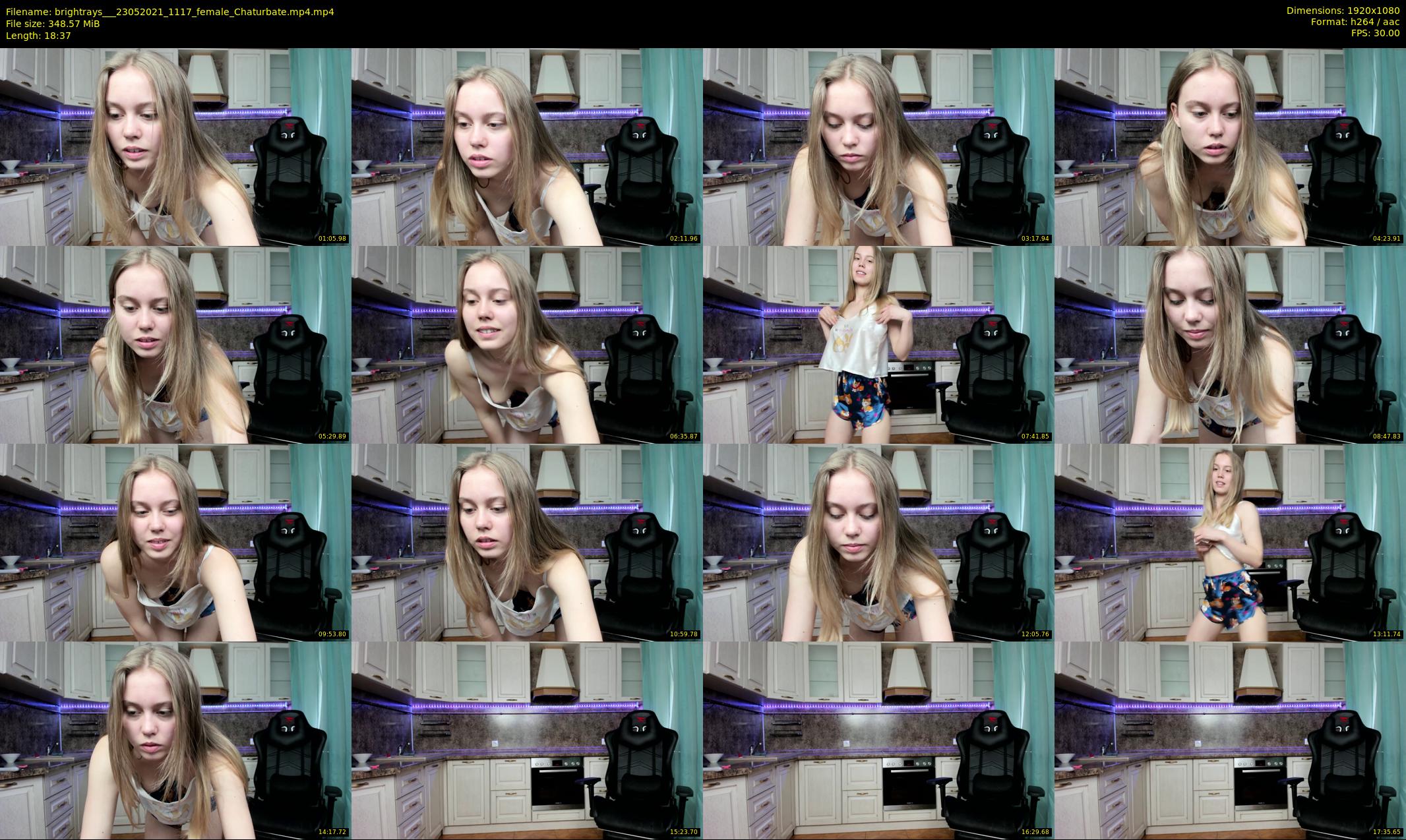 brightrays__ — 19 minute Chaturbate female cam show recording, 1080p, May 23, 2021