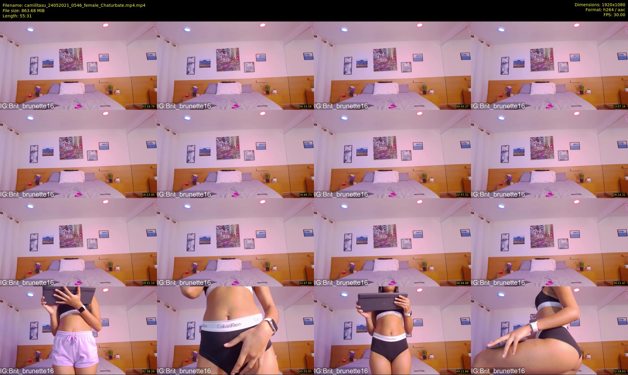 camilitasu — 56 minute Chaturbate female cam show recording, 1080p, May 24, 2021