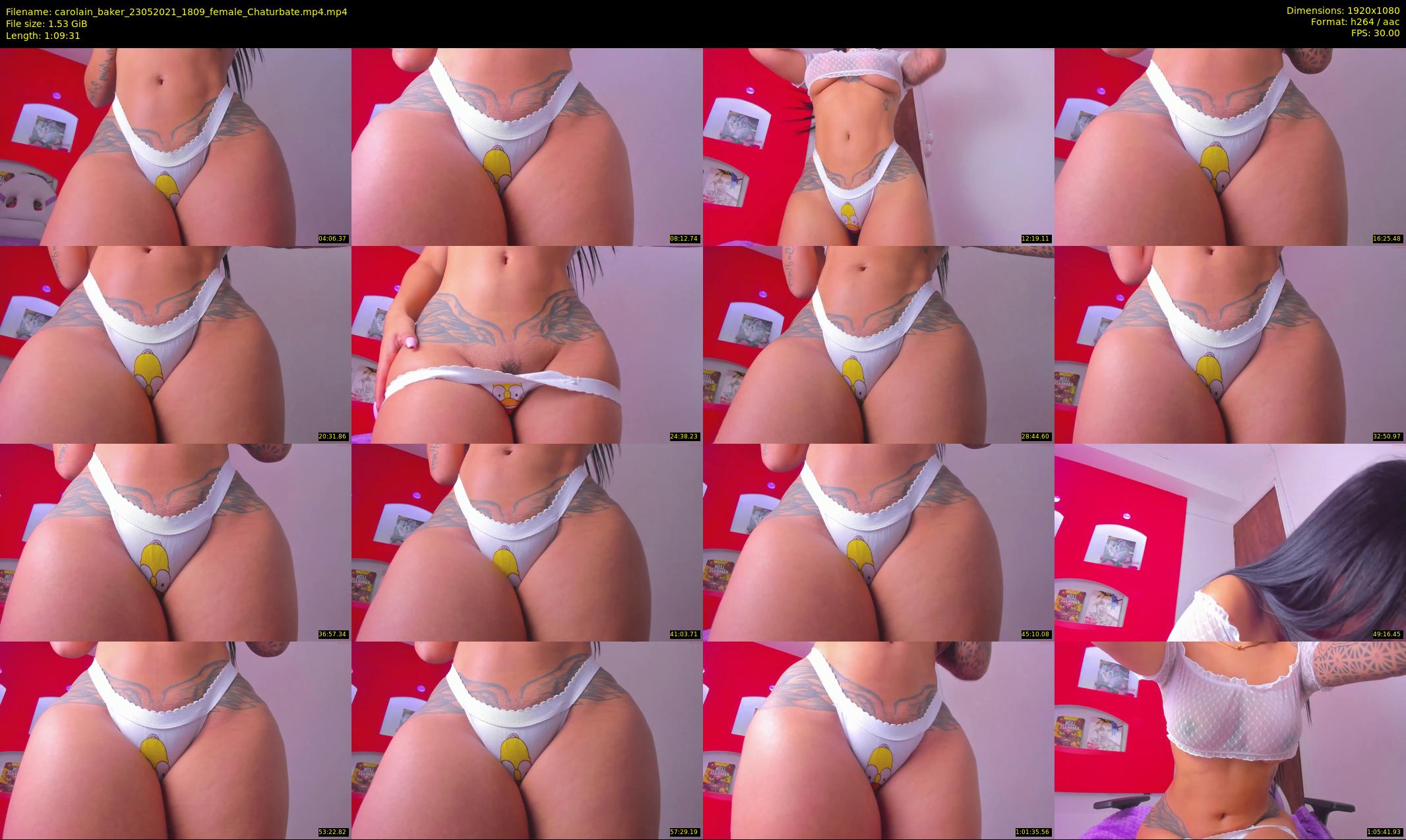 carolain_baker — 70 minute Chaturbate female cam show recording, 1080p, May 23, 2021