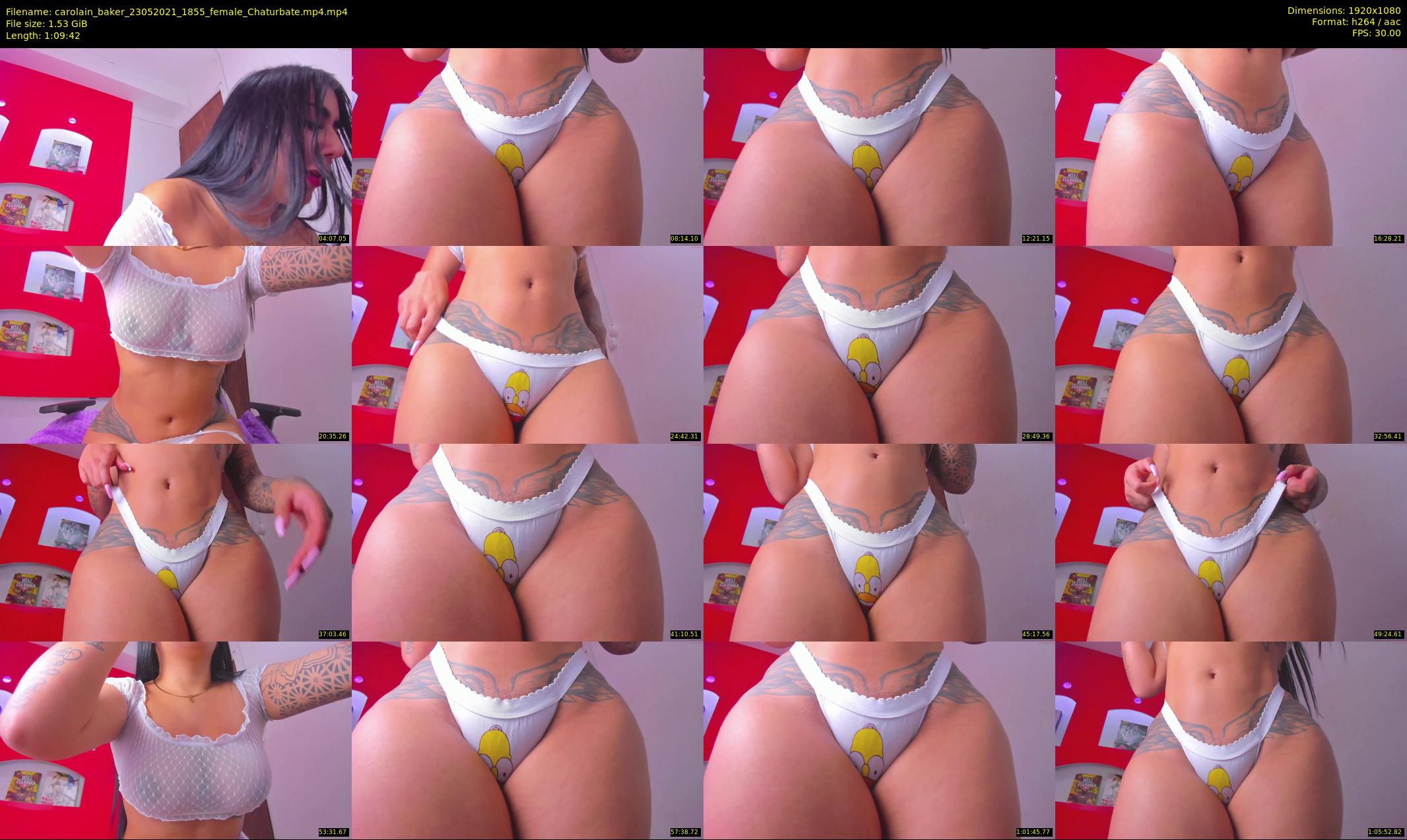 carolain_baker — 70 minute Chaturbate female cam show recording, 1080p, May 23, 2021