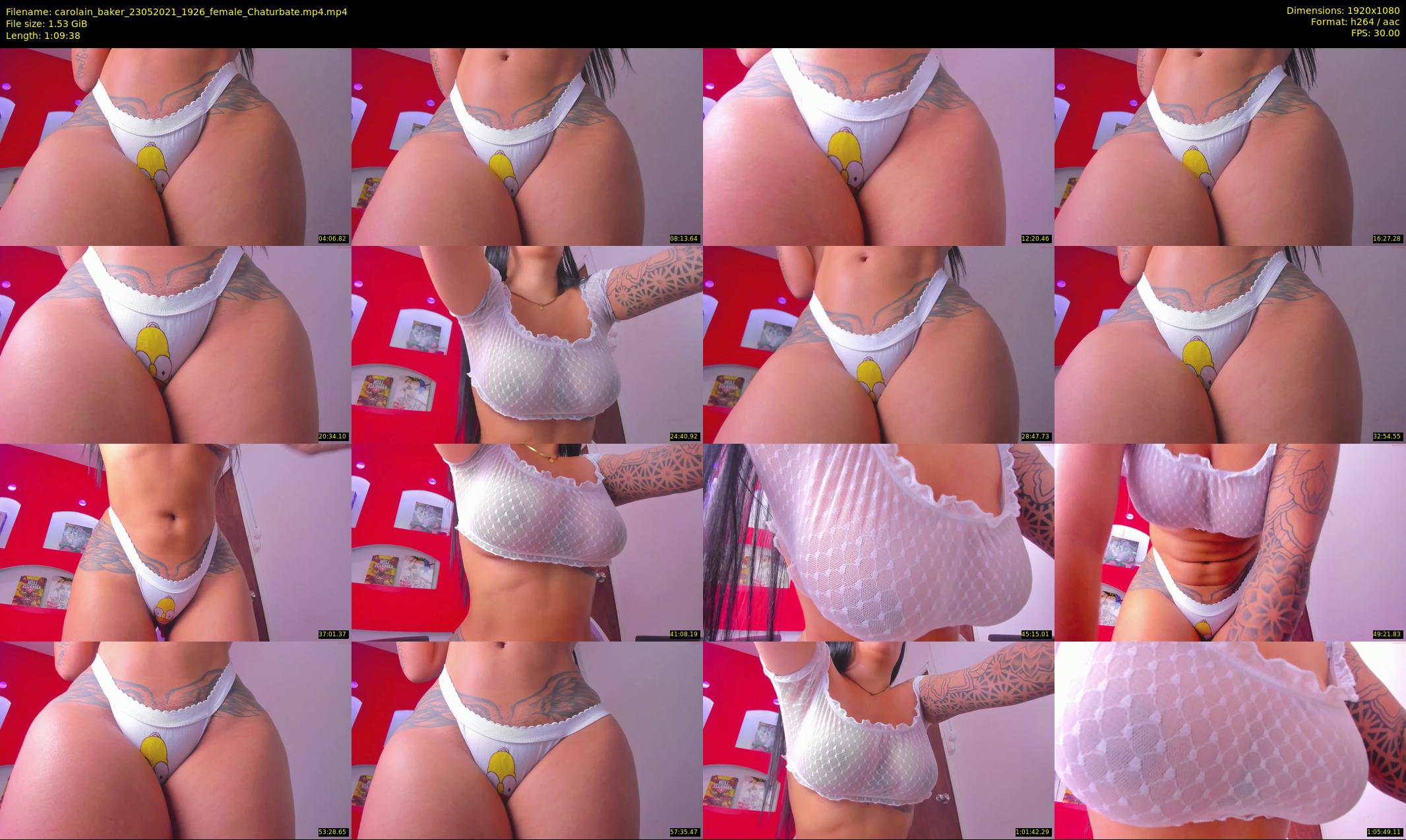 carolain_baker — 70 minute Chaturbate female cam show recording, 1080p, May 23, 2021
