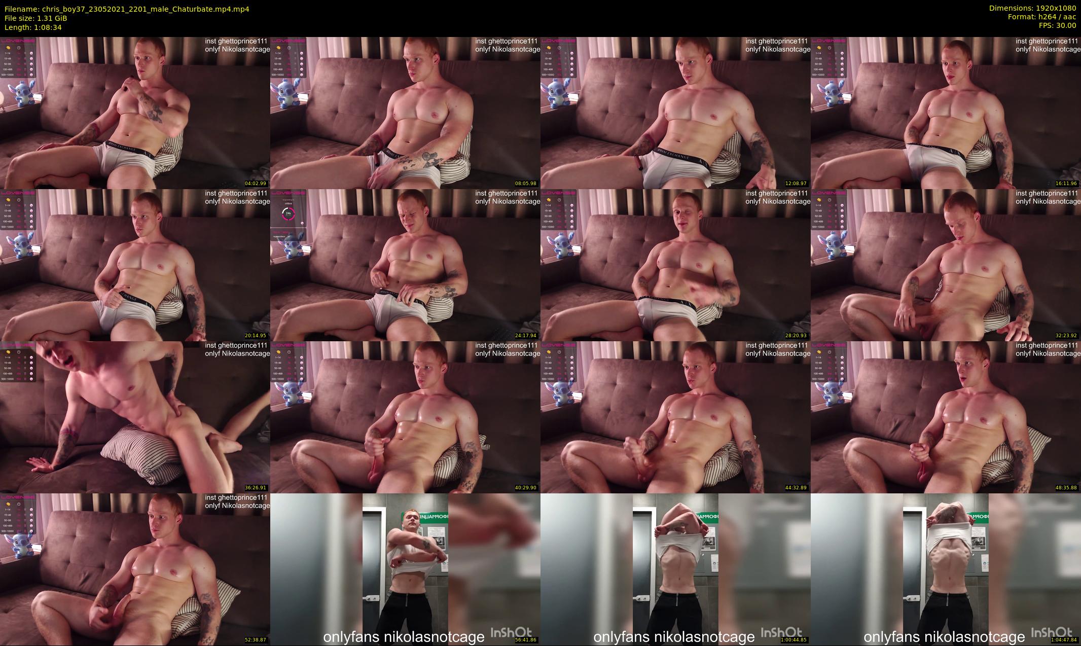 chris_boy37 — 69 minute Chaturbate male cam show recording, 1080p, May 23, 2021