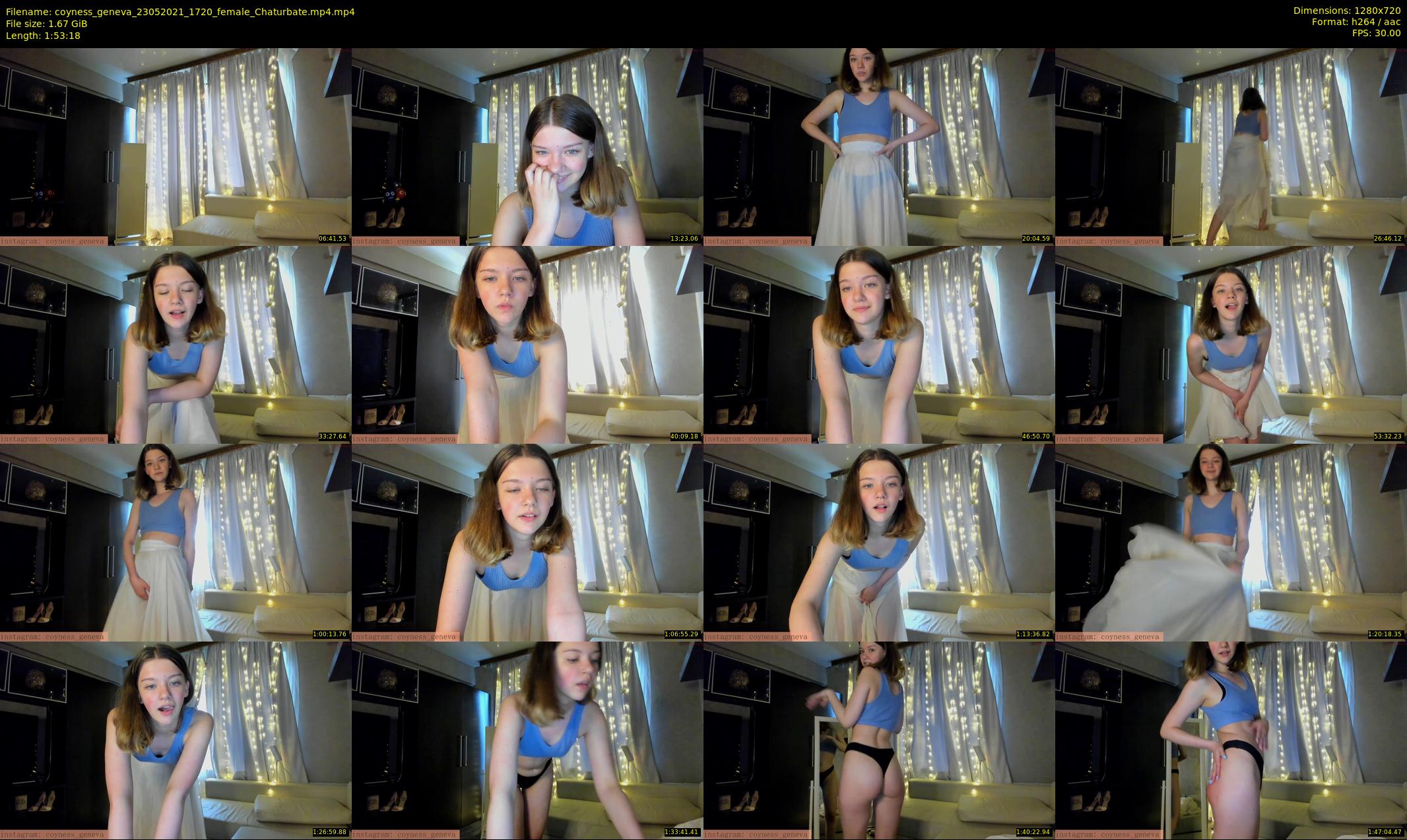 coyness_geneva — 114 minute Chaturbate female cam show recording, 720p, May 23, 2021