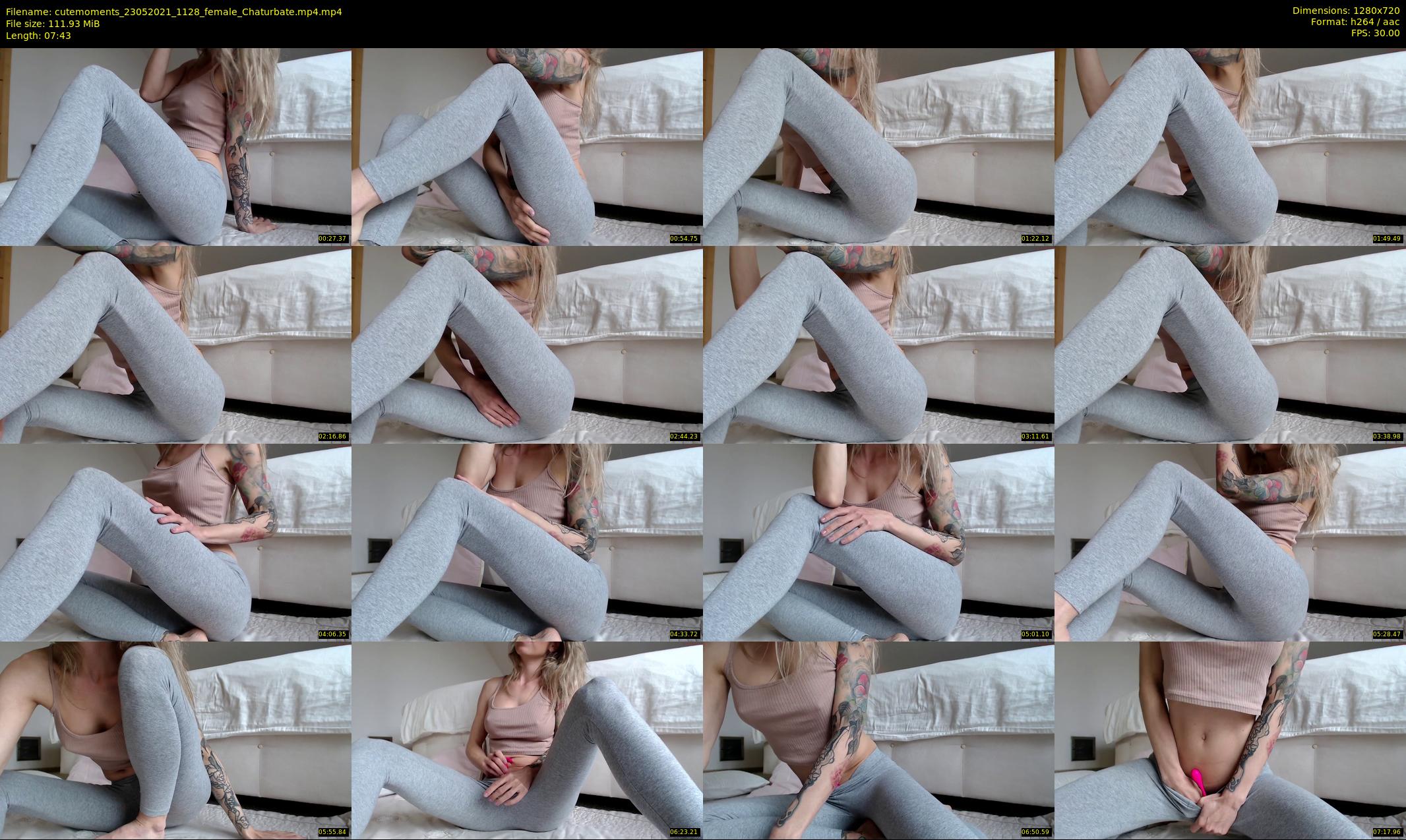 cutemoments — 8 minute Chaturbate female cam show recording, 720p, May 23, 2021