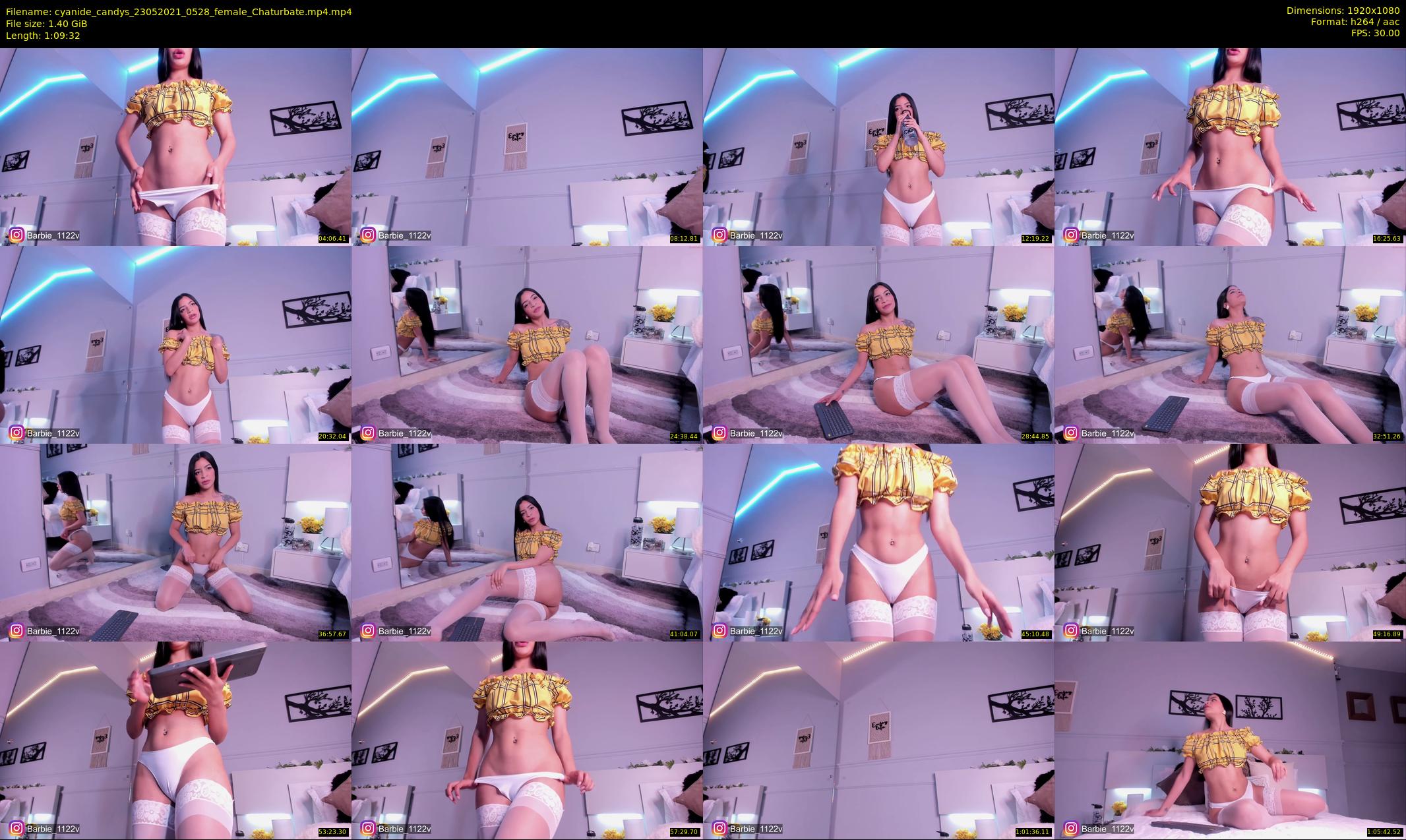 cyanide_candys — 70 minute Chaturbate female cam show recording, 1080p, May 23, 2021