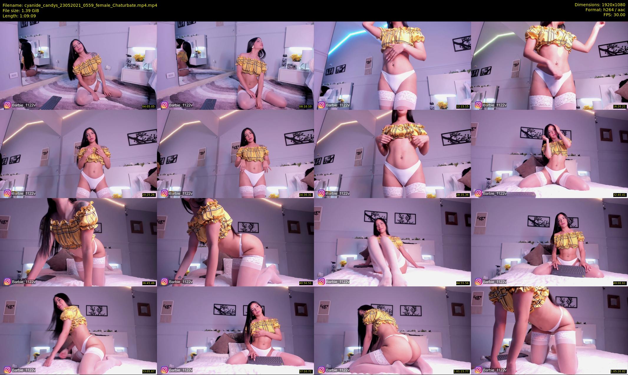 cyanide_candys — 70 minute Chaturbate female cam show recording, 1080p, May 23, 2021