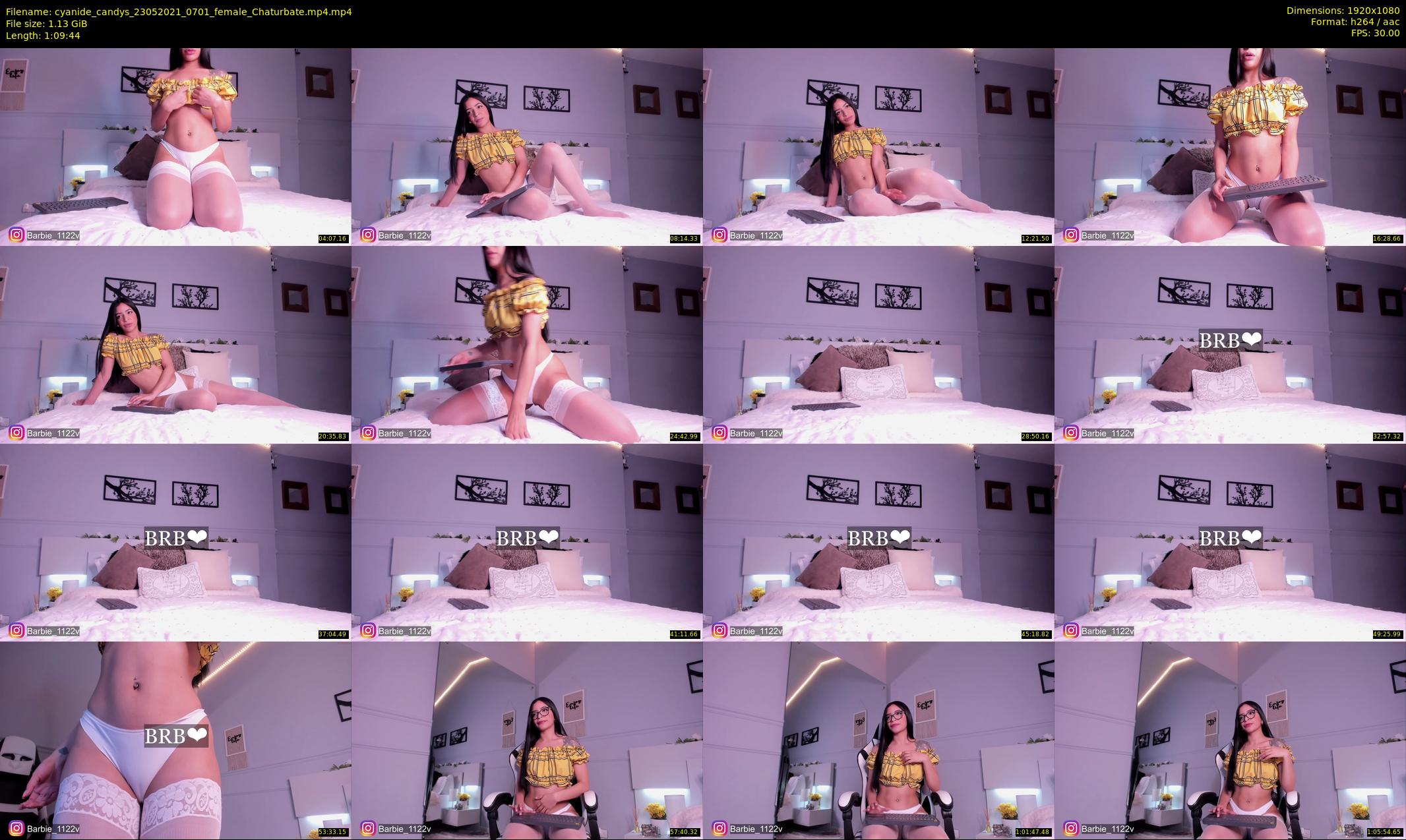 cyanide_candys — 70 minute Chaturbate female cam show recording, 1080p, May 23, 2021