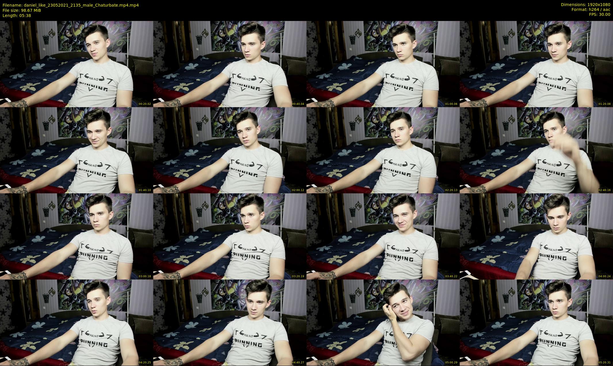 daniel_like — 6 minute Chaturbate male cam show recording, 1080p, May 23, 2021
