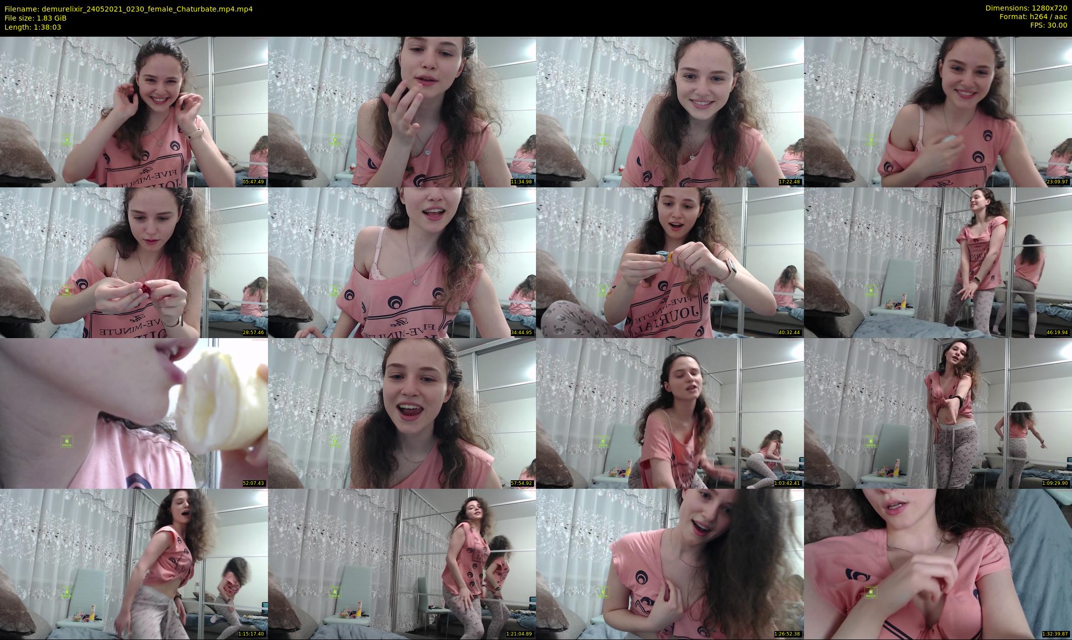 demurelixir — 99 minute Chaturbate female cam show recording, 720p, May 24, 2021