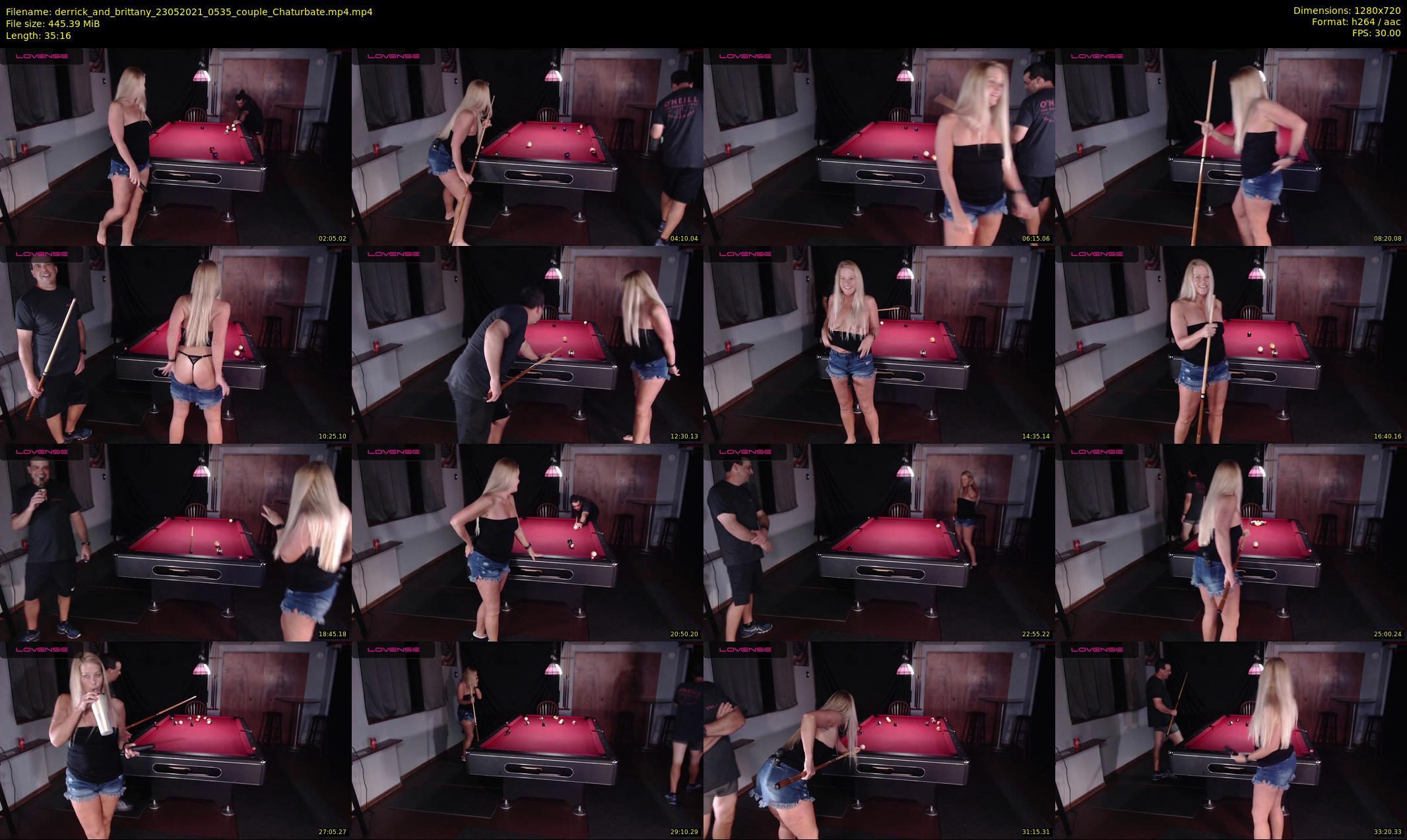 derrick_and_brittany — 36 minute Chaturbate couple cam show recording, 720p, May 23, 2021
