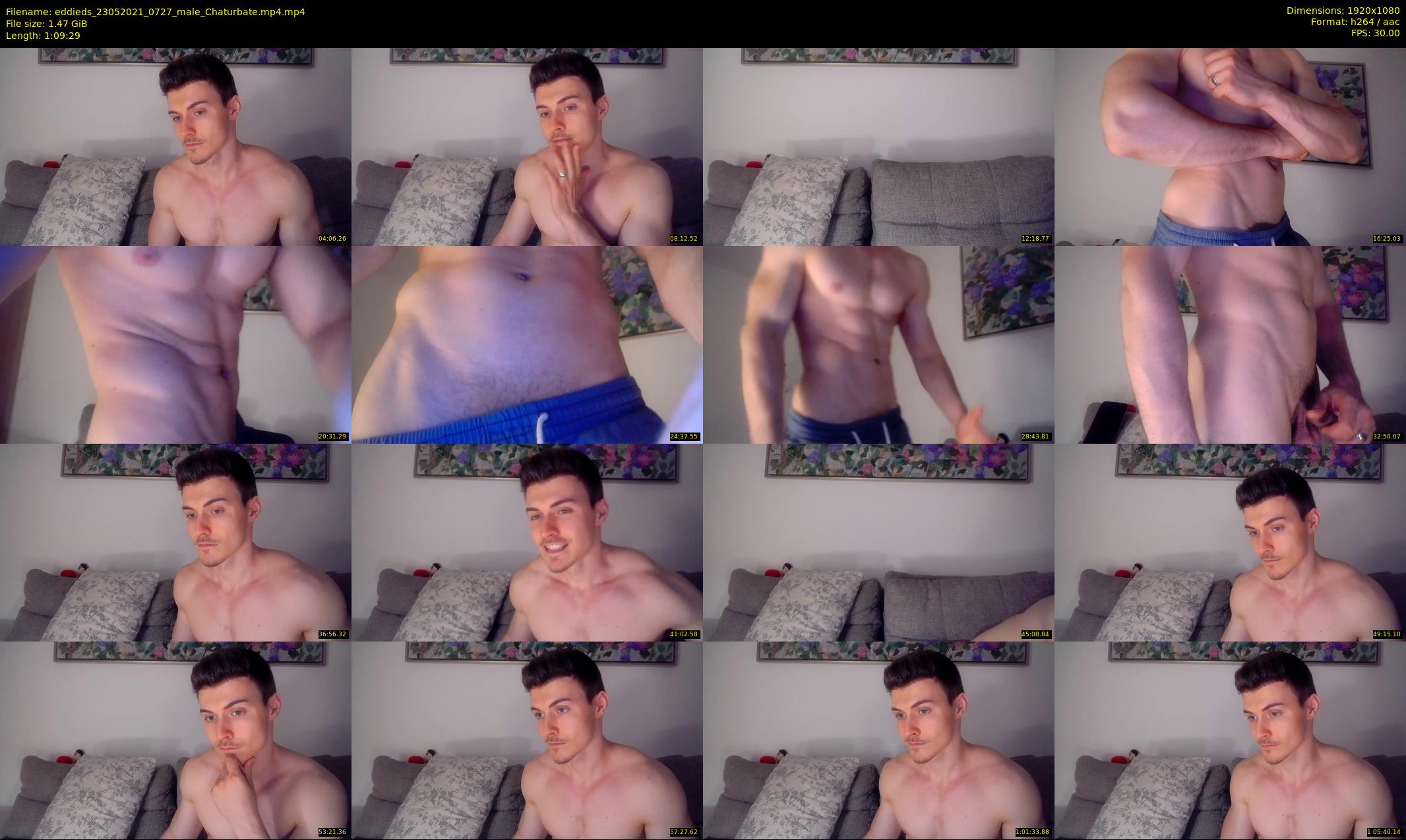 eddieds — 70 minute Chaturbate male cam show recording, 1080p, May 23, 2021