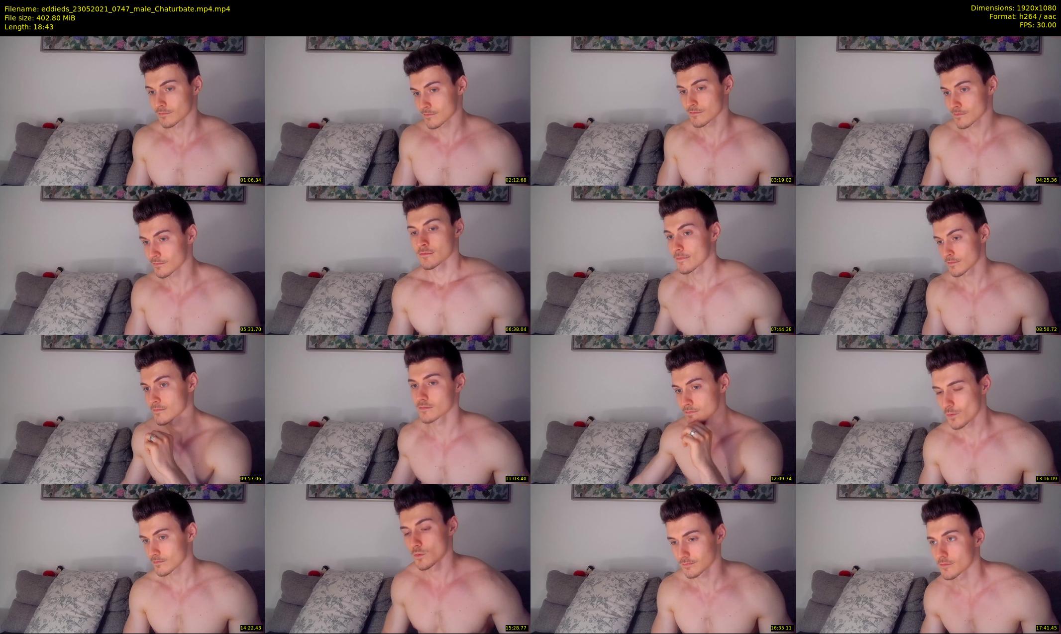 eddieds — 19 minute Chaturbate male cam show recording, 1080p, May 23, 2021