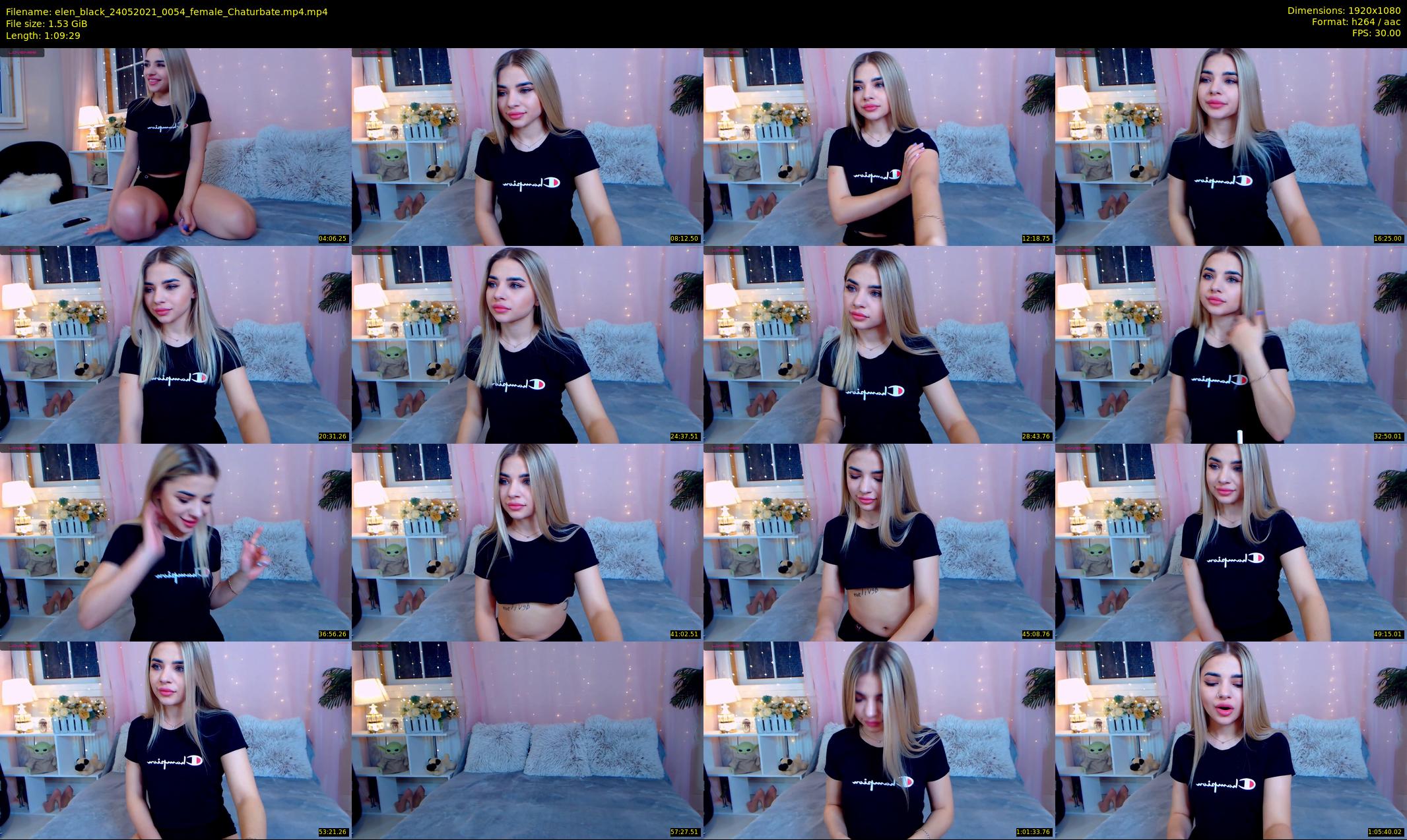 elen_black — 70 minute Chaturbate female cam show recording, 1080p, May 24, 2021