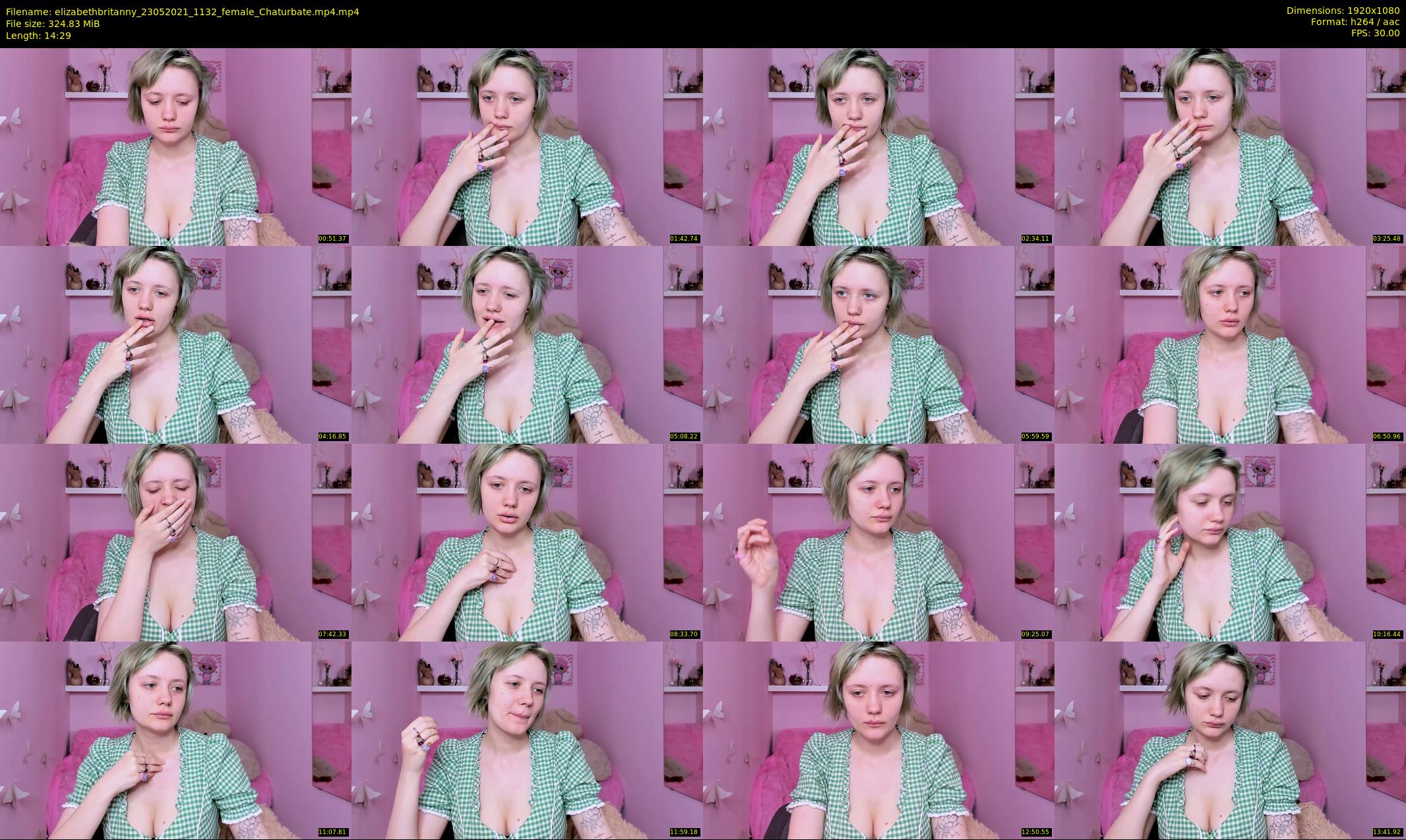elizabethbritanny — 15 minute Chaturbate female cam show recording, 1080p, May 23, 2021