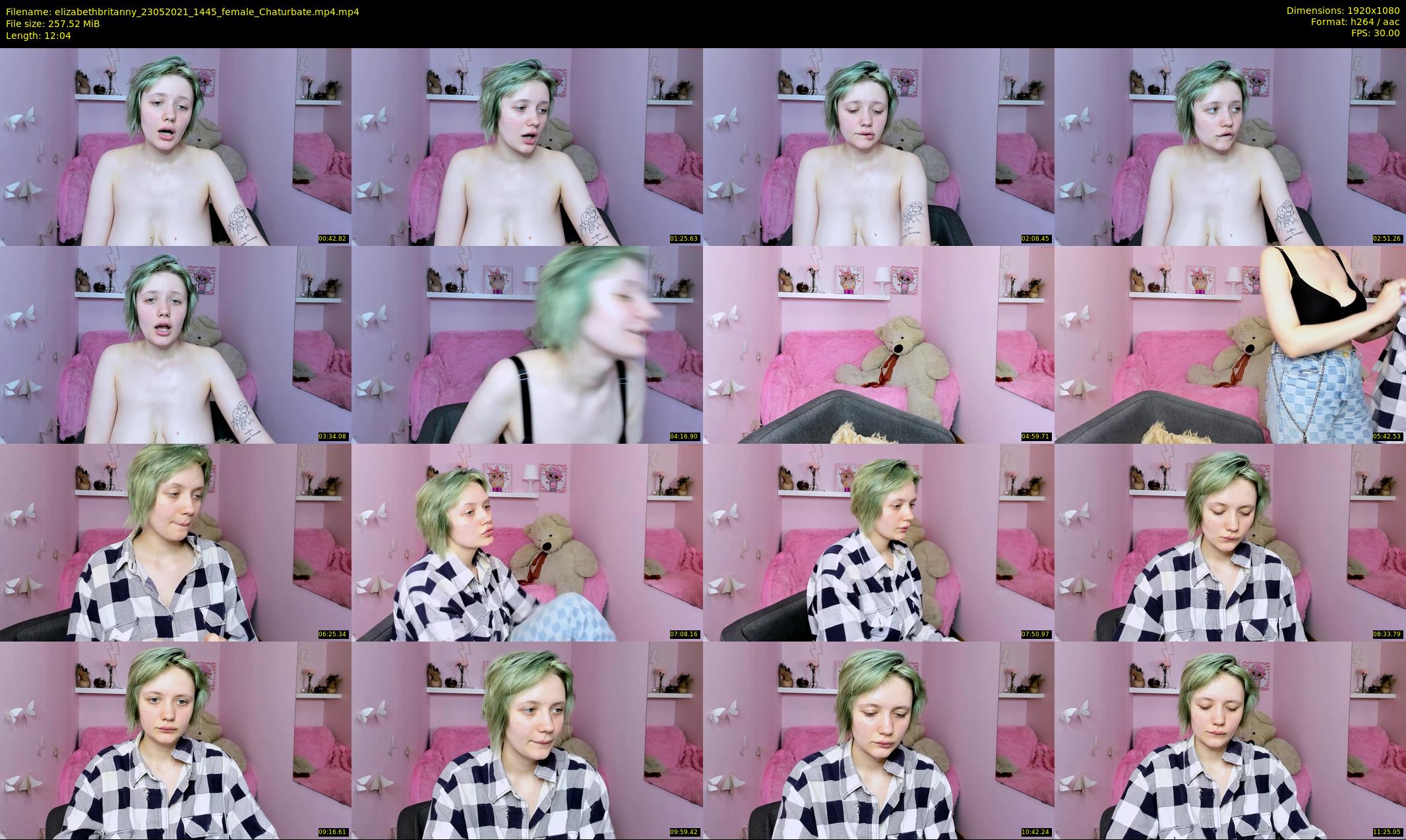 elizabethbritanny — 13 minute Chaturbate female cam show recording, 1080p, May 23, 2021