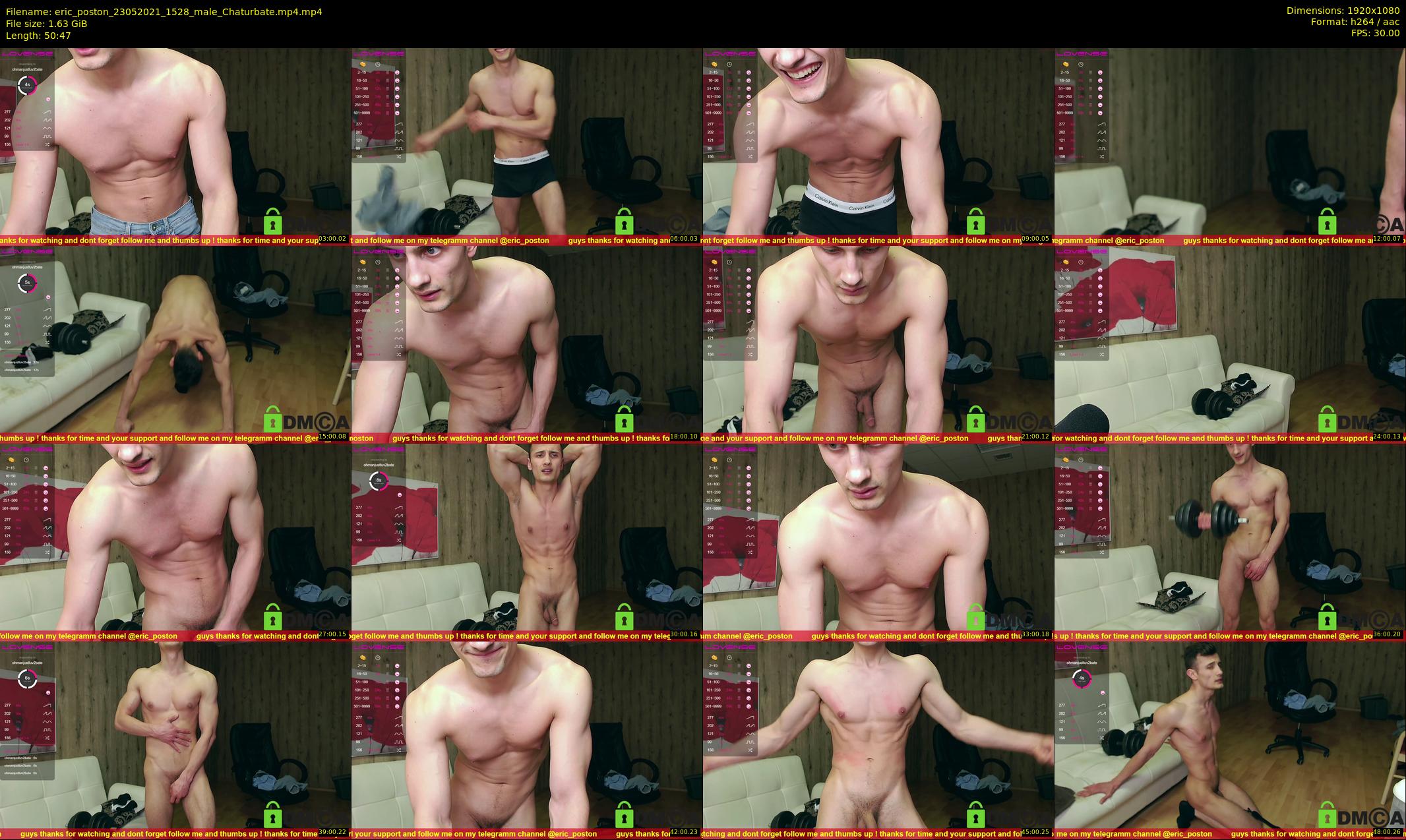 eric_poston — 51 minute Chaturbate male cam show recording, 1080p, May 23, 2021