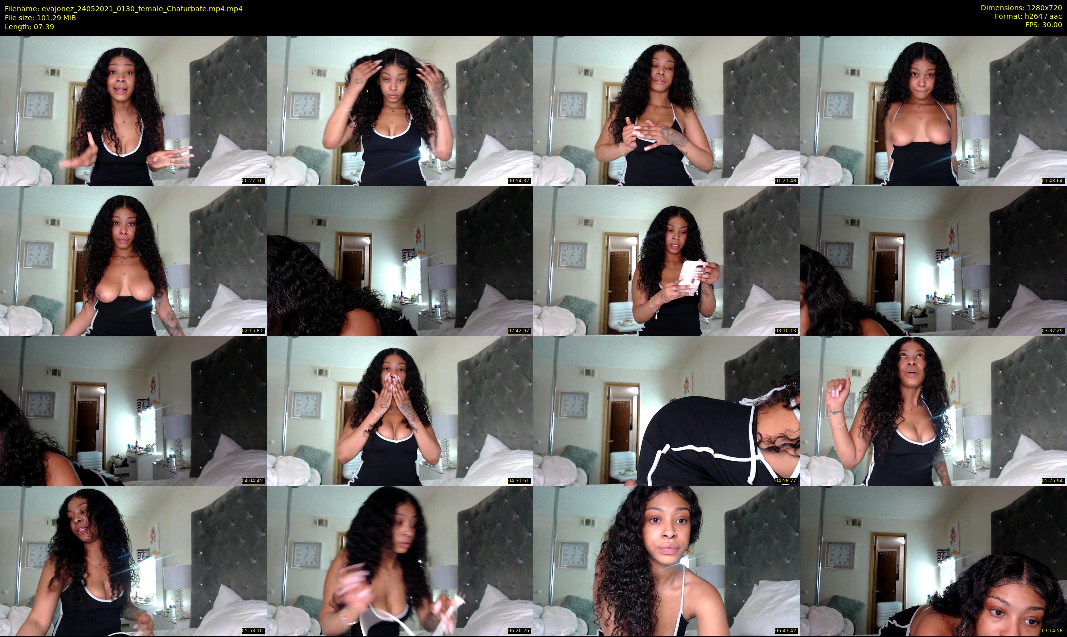 evajonez — 8 minute Chaturbate female cam show recording, 720p, May 24, 2021
