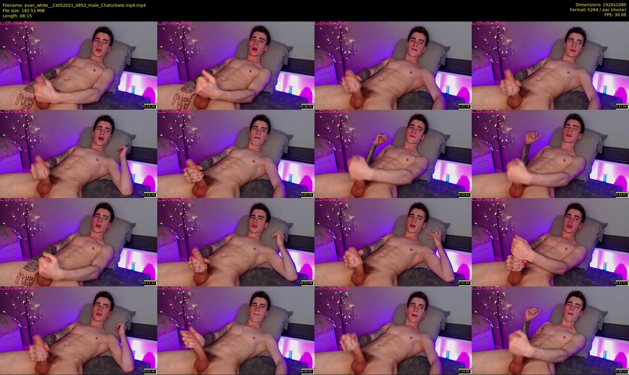 evan_white_ — 9 minute Chaturbate male cam show recording, 1080p, May 23, 2021
