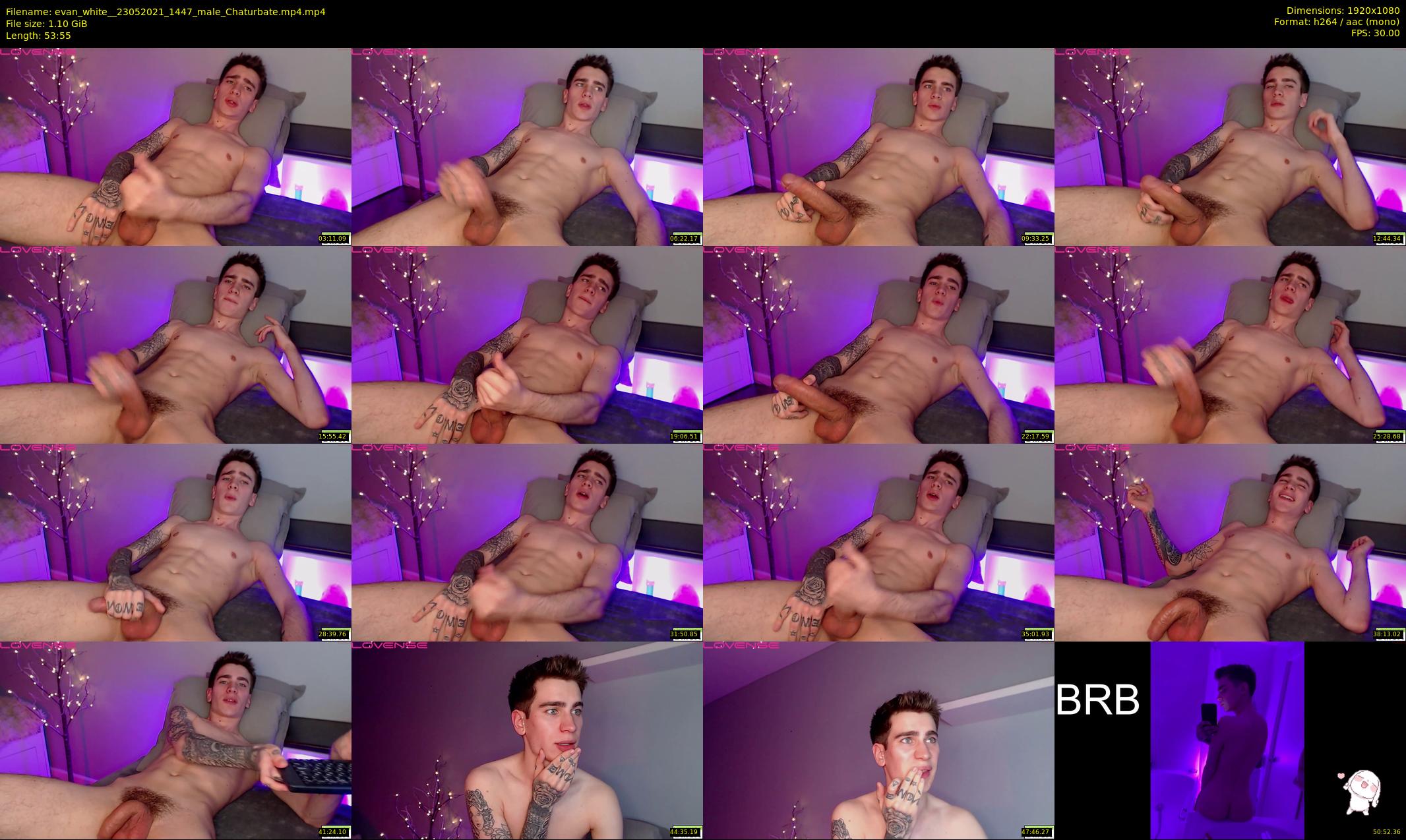 evan_white_ — 54 minute Chaturbate male cam show recording, 1080p, May 23, 2021