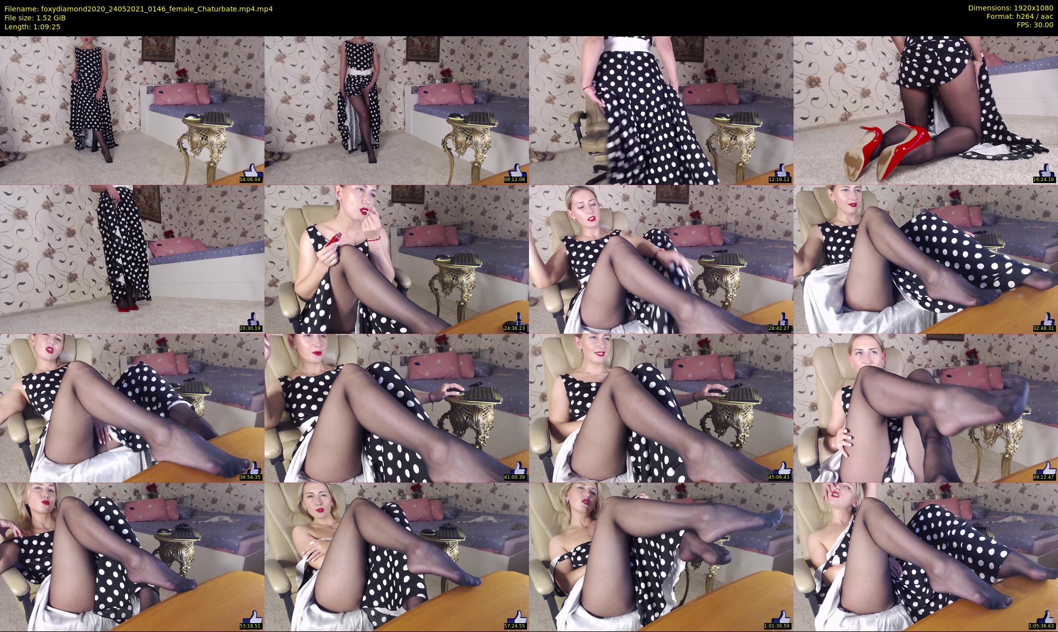 foxydiamond2020 — 70 minute Chaturbate female cam show recording, 1080p, May 24, 2021