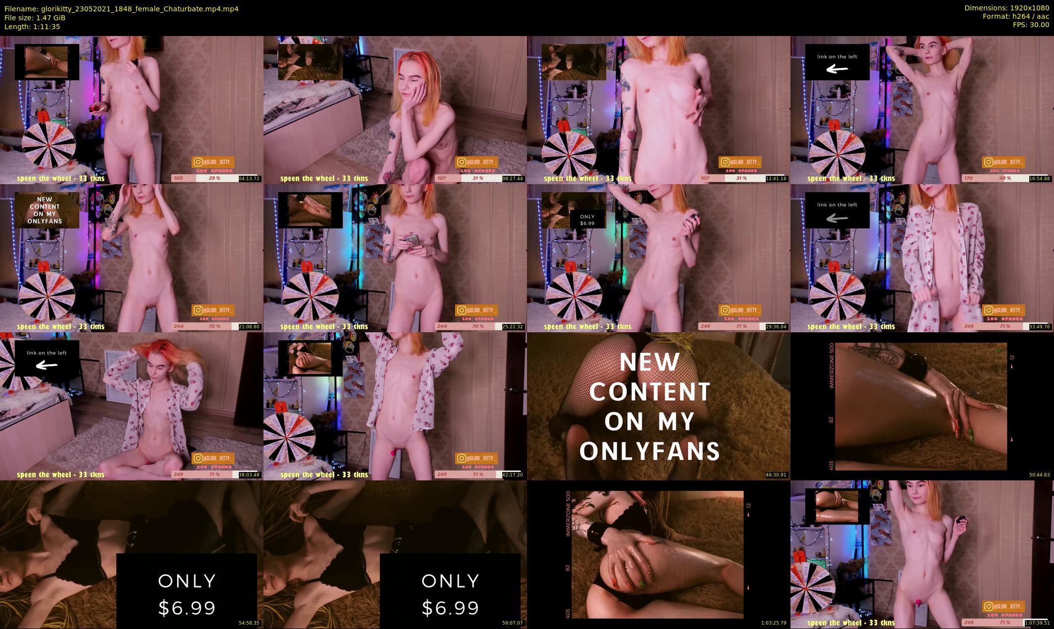 glorikitty — 72 minute Chaturbate female cam show recording, 1080p, May 23, 2021