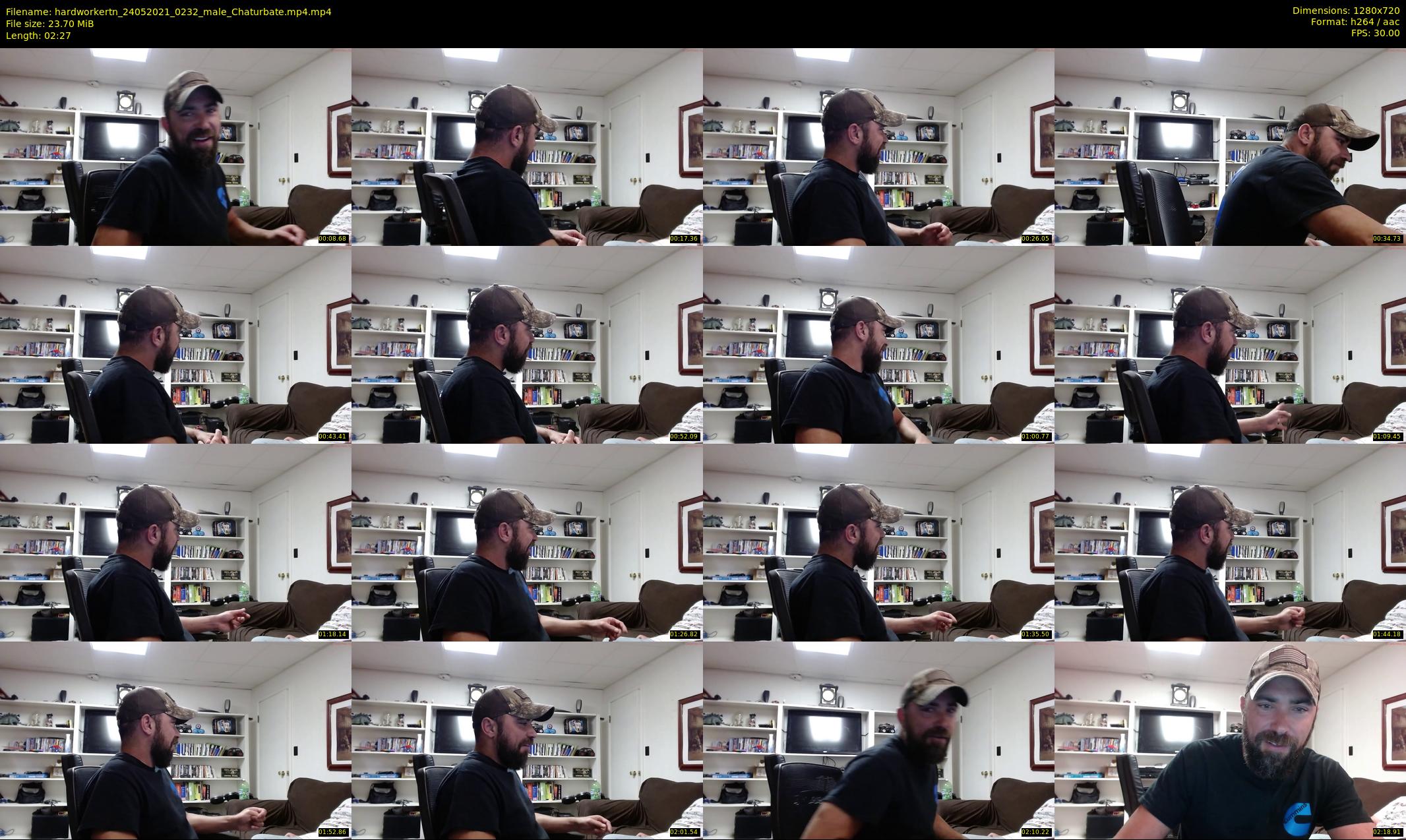 hardworkertn — 3 minute Chaturbate male cam show recording, 720p, May 24, 2021