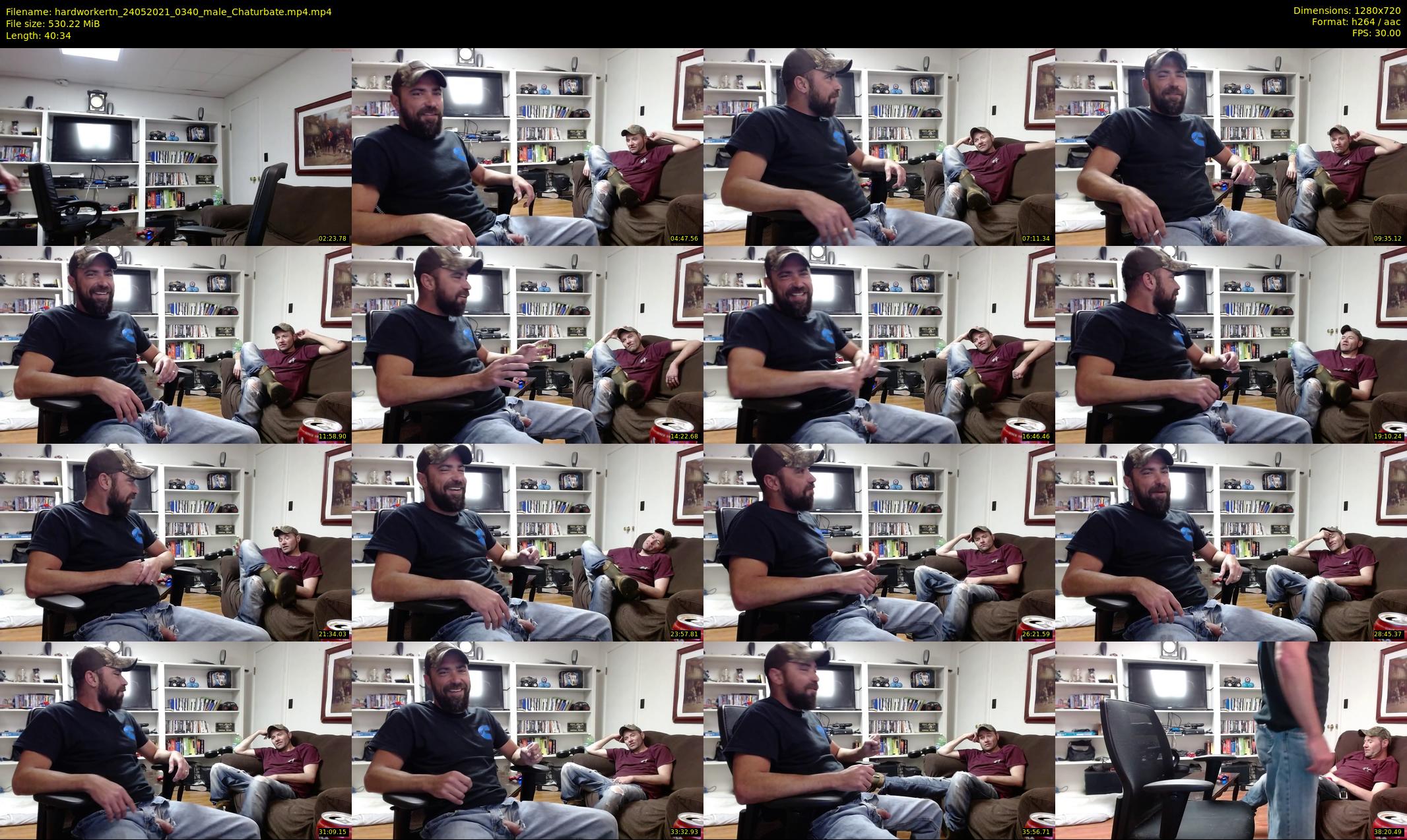 hardworkertn — 41 minute Chaturbate male cam show recording, 720p, May 24, 2021
