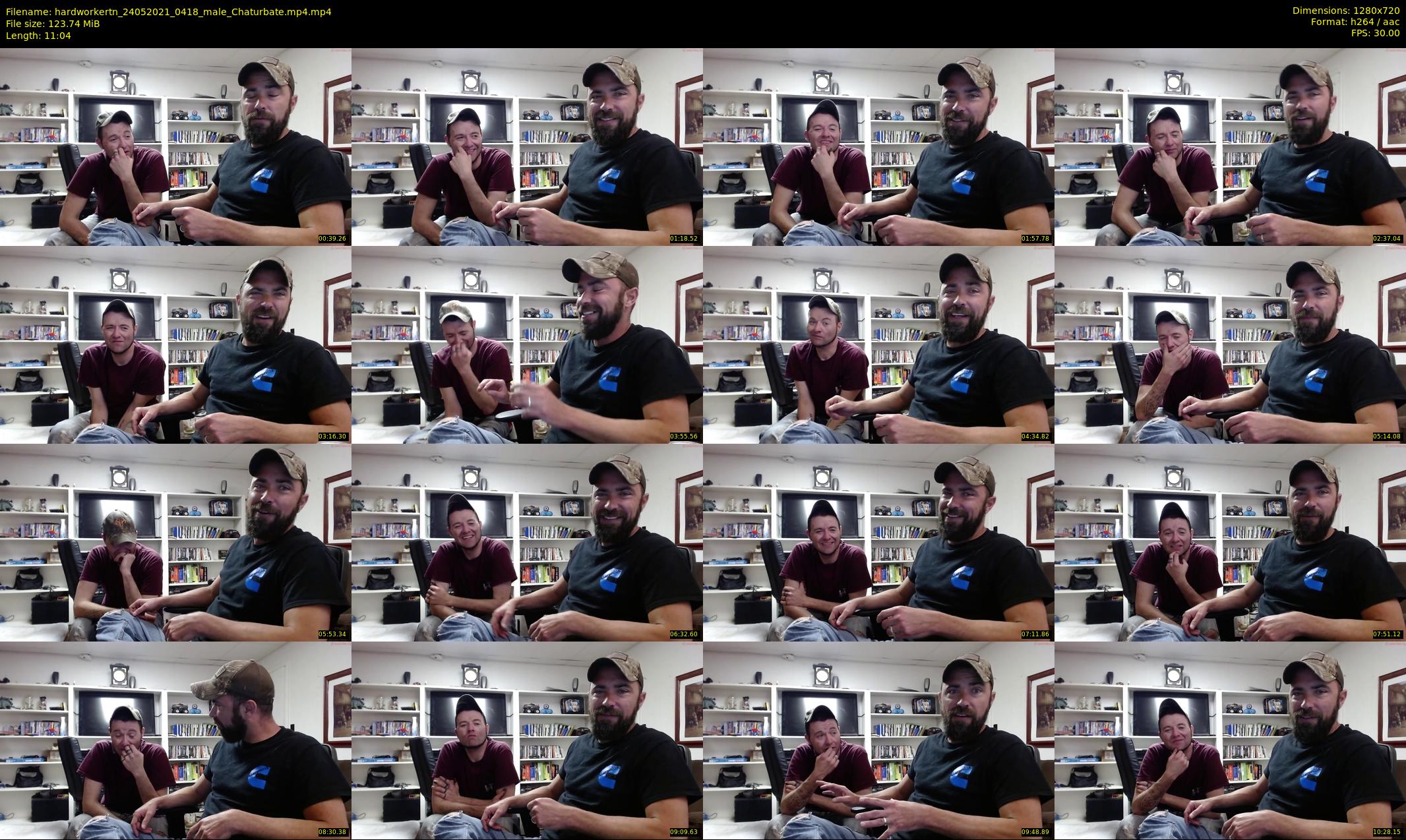 hardworkertn — 12 minute Chaturbate male cam show recording, 720p, May 24, 2021