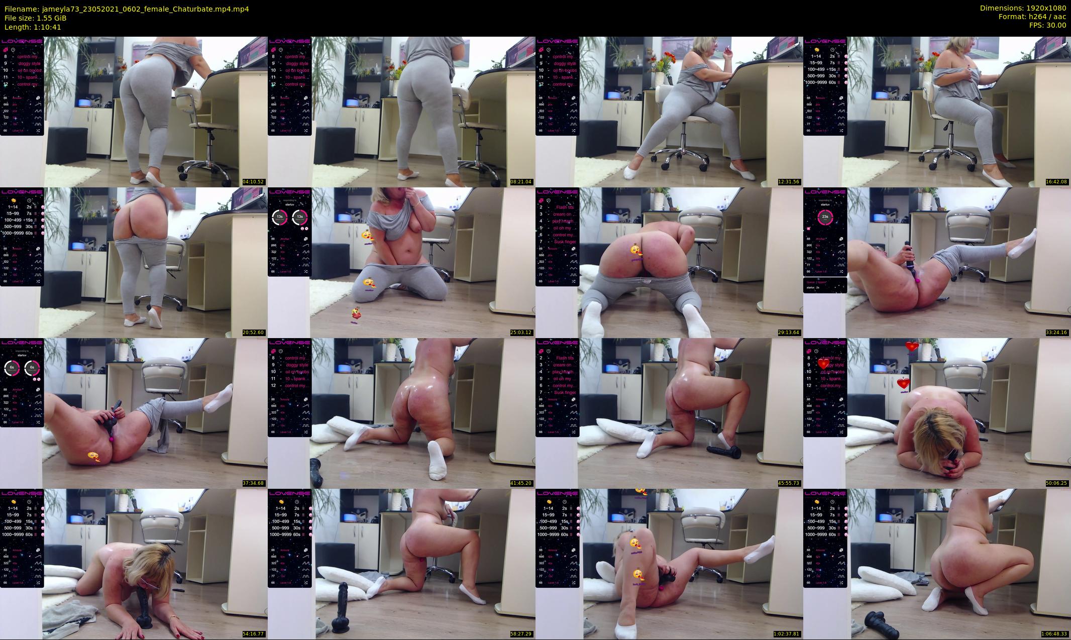 jameyla73 — 71 minute Chaturbate female cam show recording, 1080p, May 23, 2021