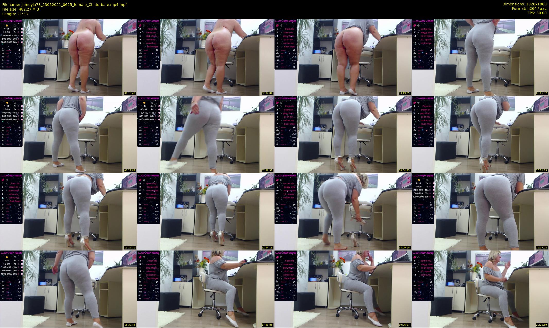 jameyla73 — 22 minute Chaturbate female cam show recording, 1080p, May 23, 2021