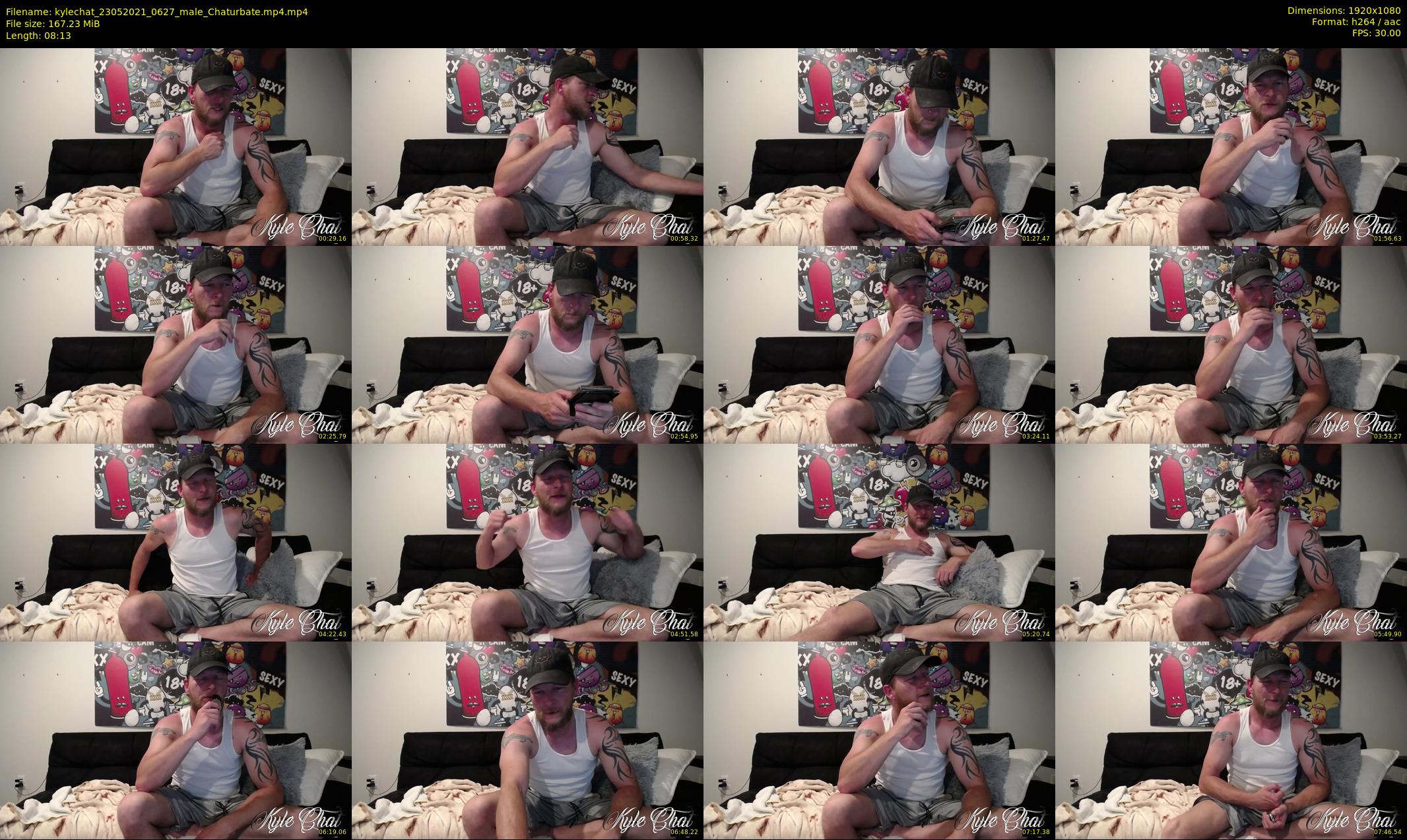 kylechat — 9 minute Chaturbate male cam show recording, 1080p, May 23, 2021