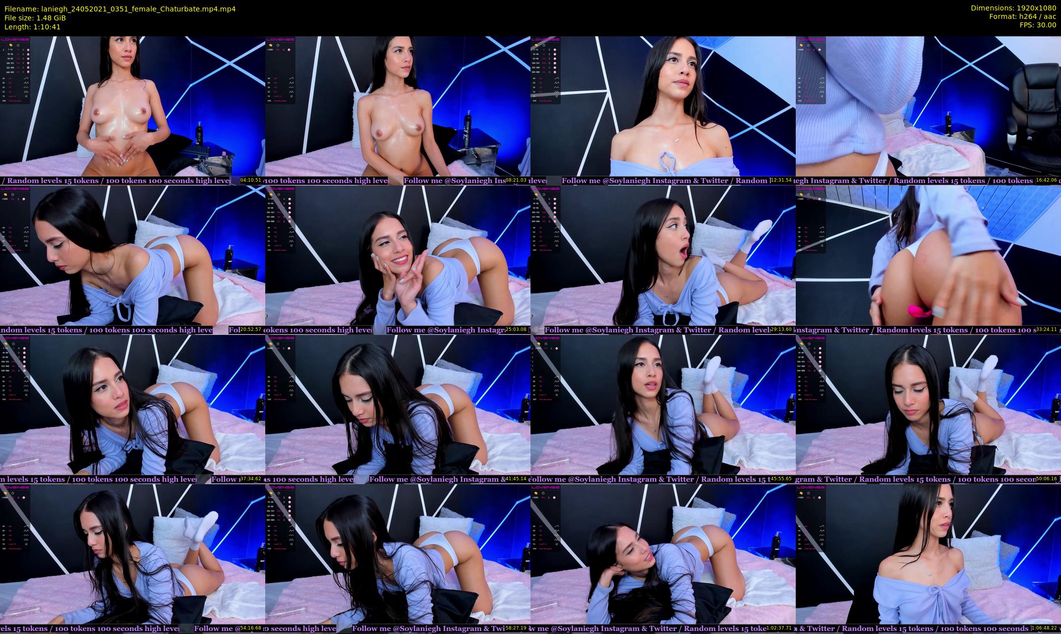 laniegh — 71 minute Chaturbate female cam show recording, 1080p, May 24, 2021