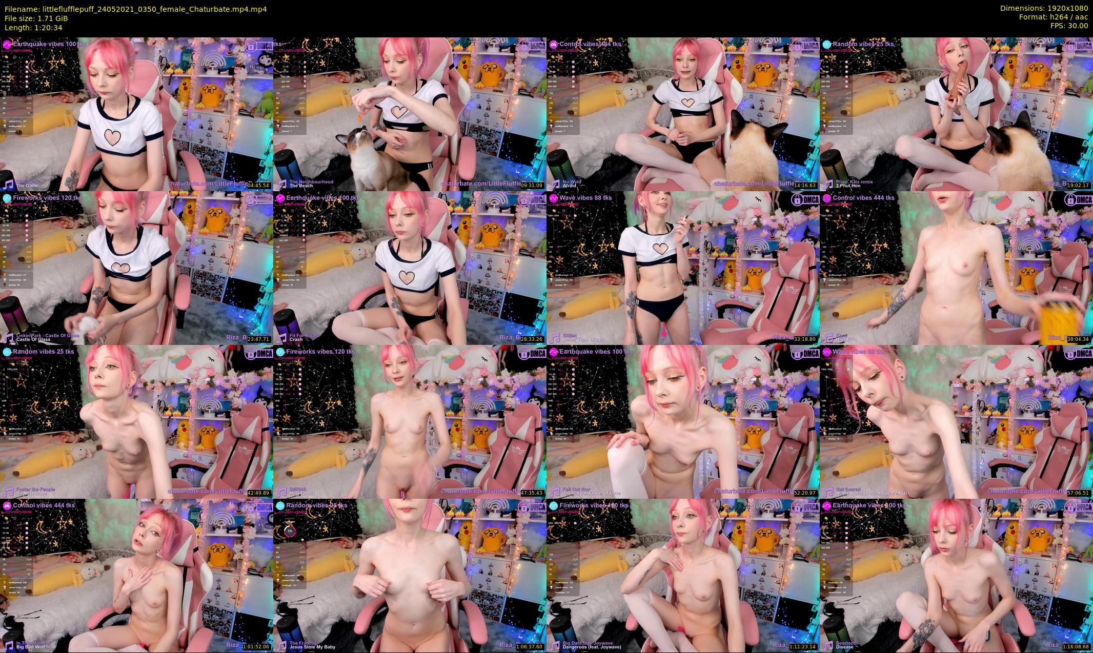 littleflufflepuff — 81 minute Chaturbate female cam show recording, 1080p, May 24, 2021