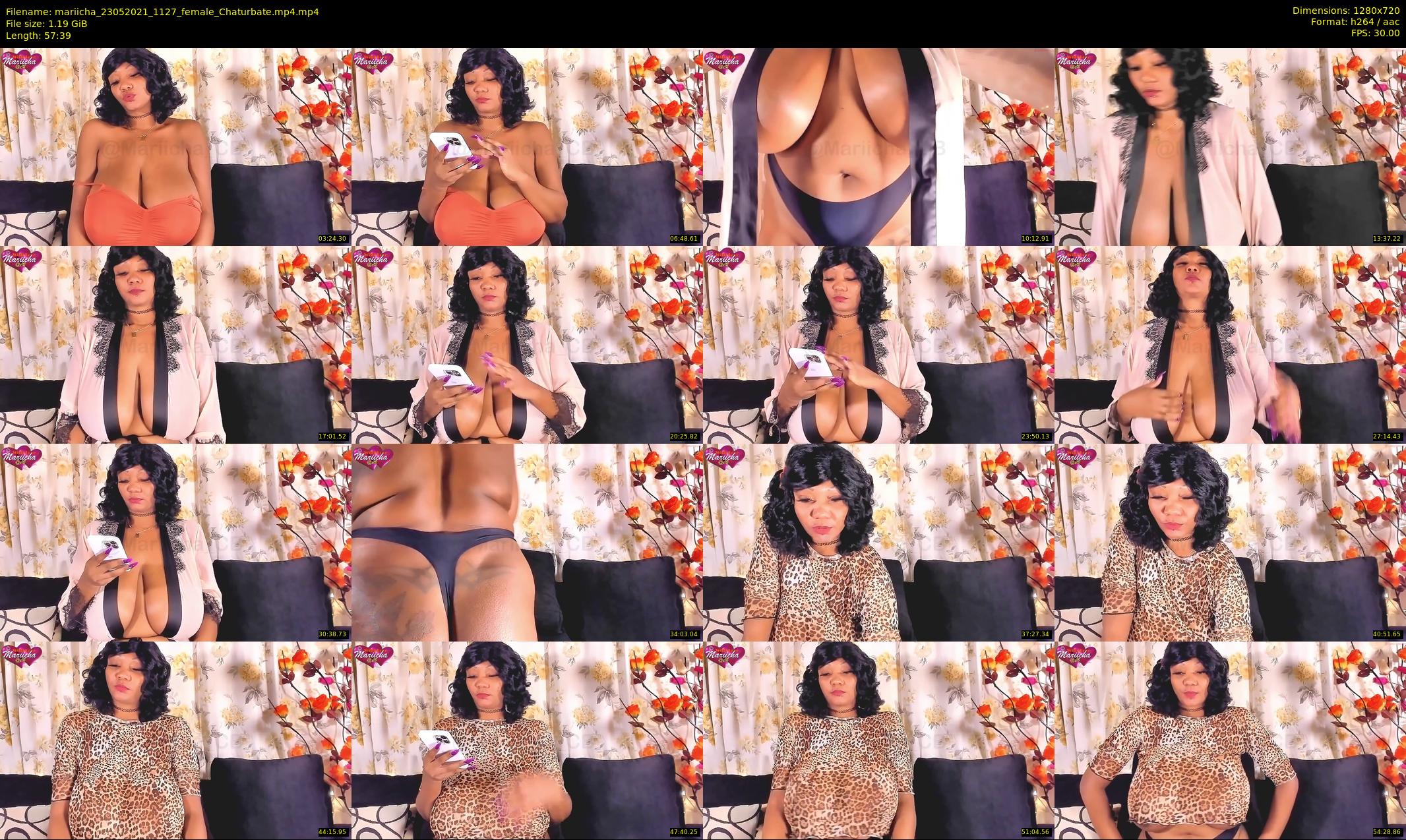 mariicha — 58 minute Chaturbate female cam show recording, 720p, May 23, 2021