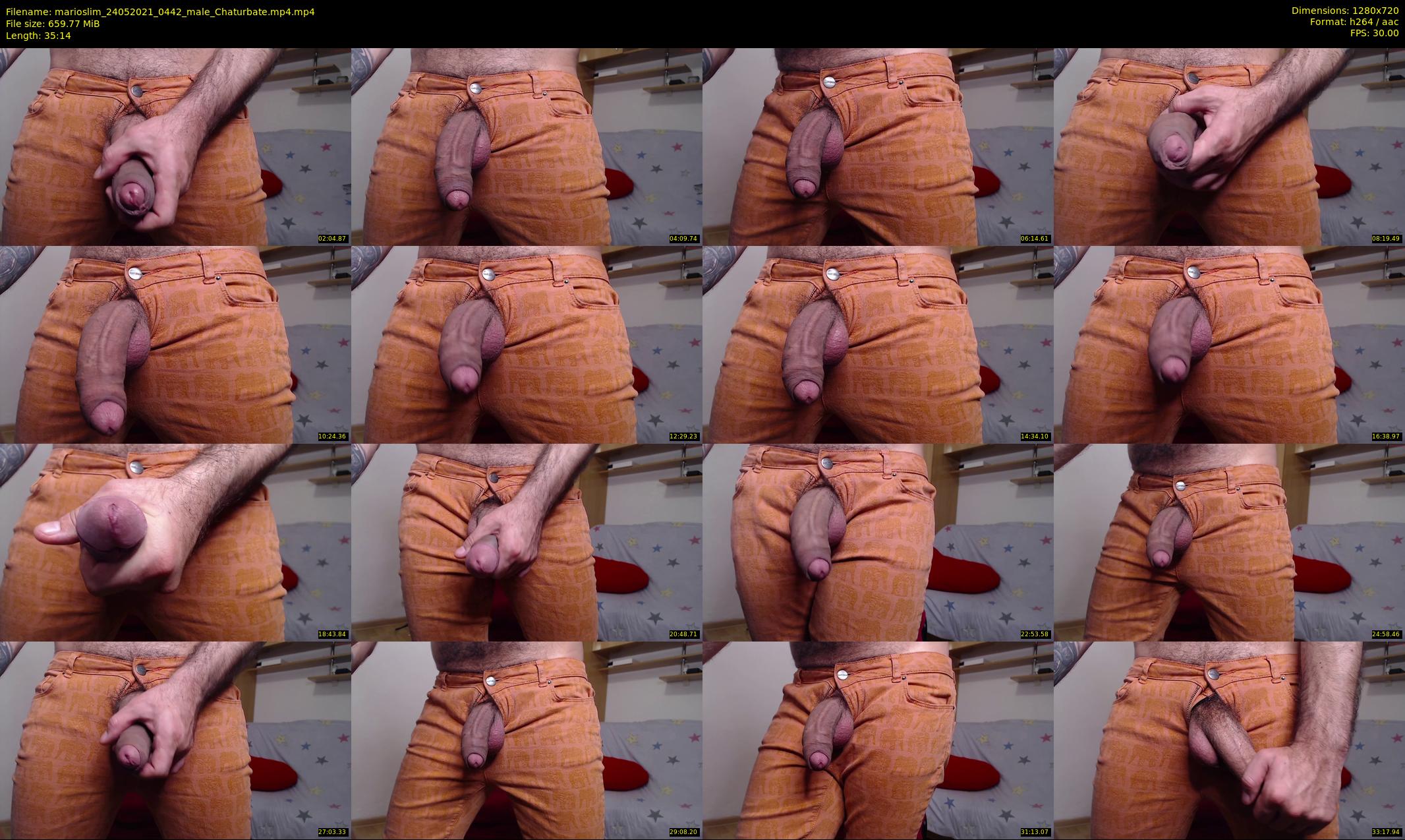 marioslim — 36 minute Chaturbate male cam show recording, 720p, May 24, 2021