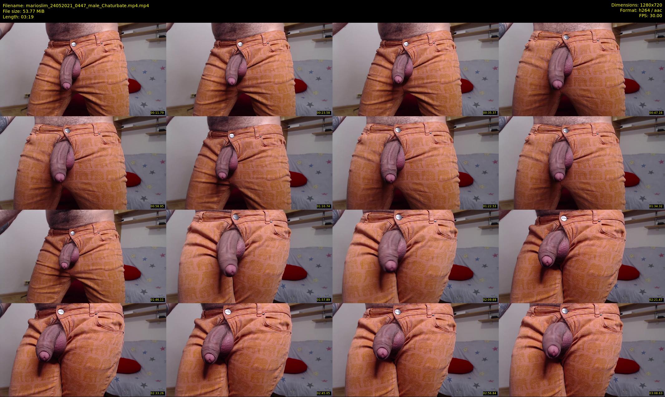 marioslim — 4 minute Chaturbate male cam show recording, 720p, May 24, 2021