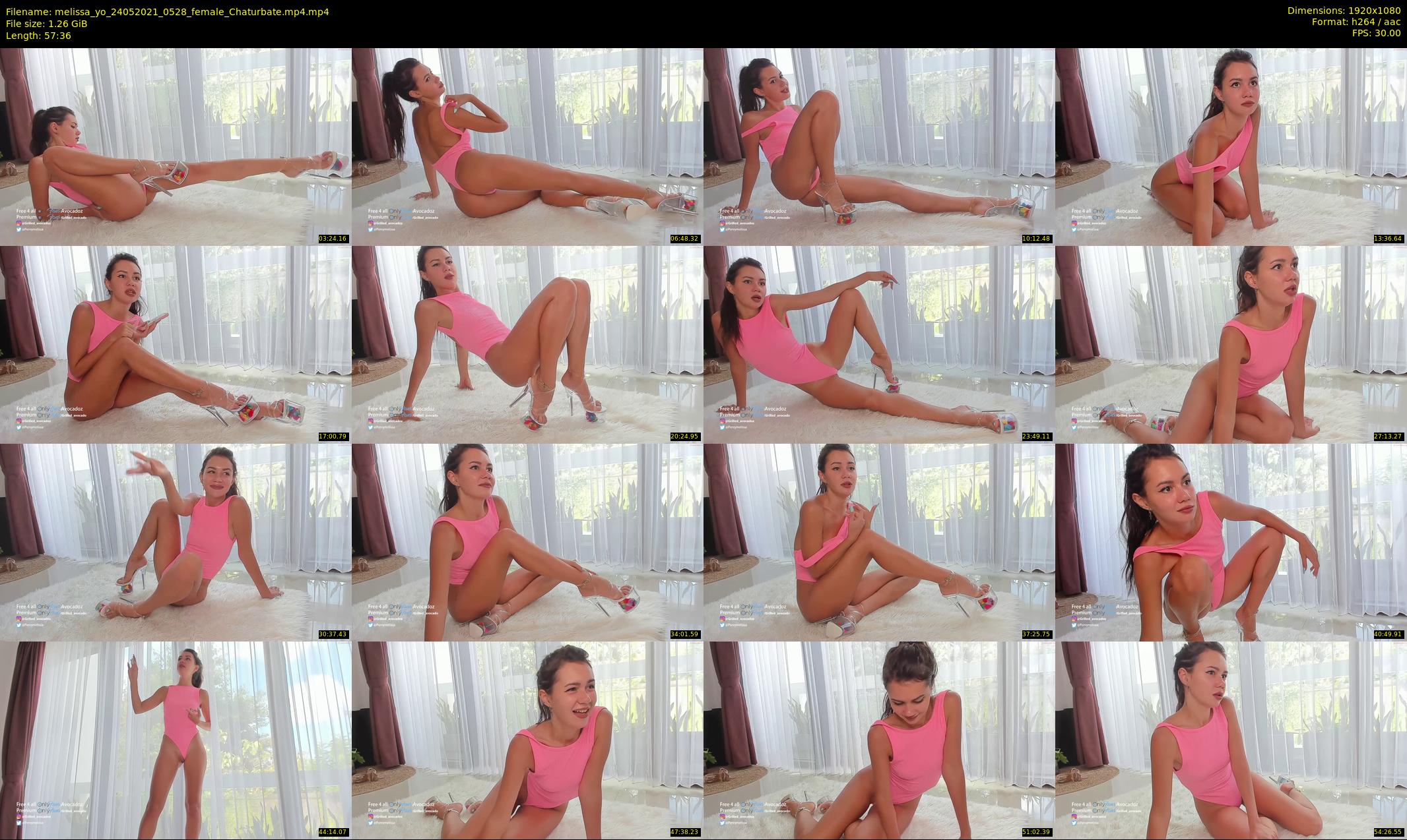 melissa_yo — 58 minute Chaturbate female cam show recording, 1080p, May 24, 2021