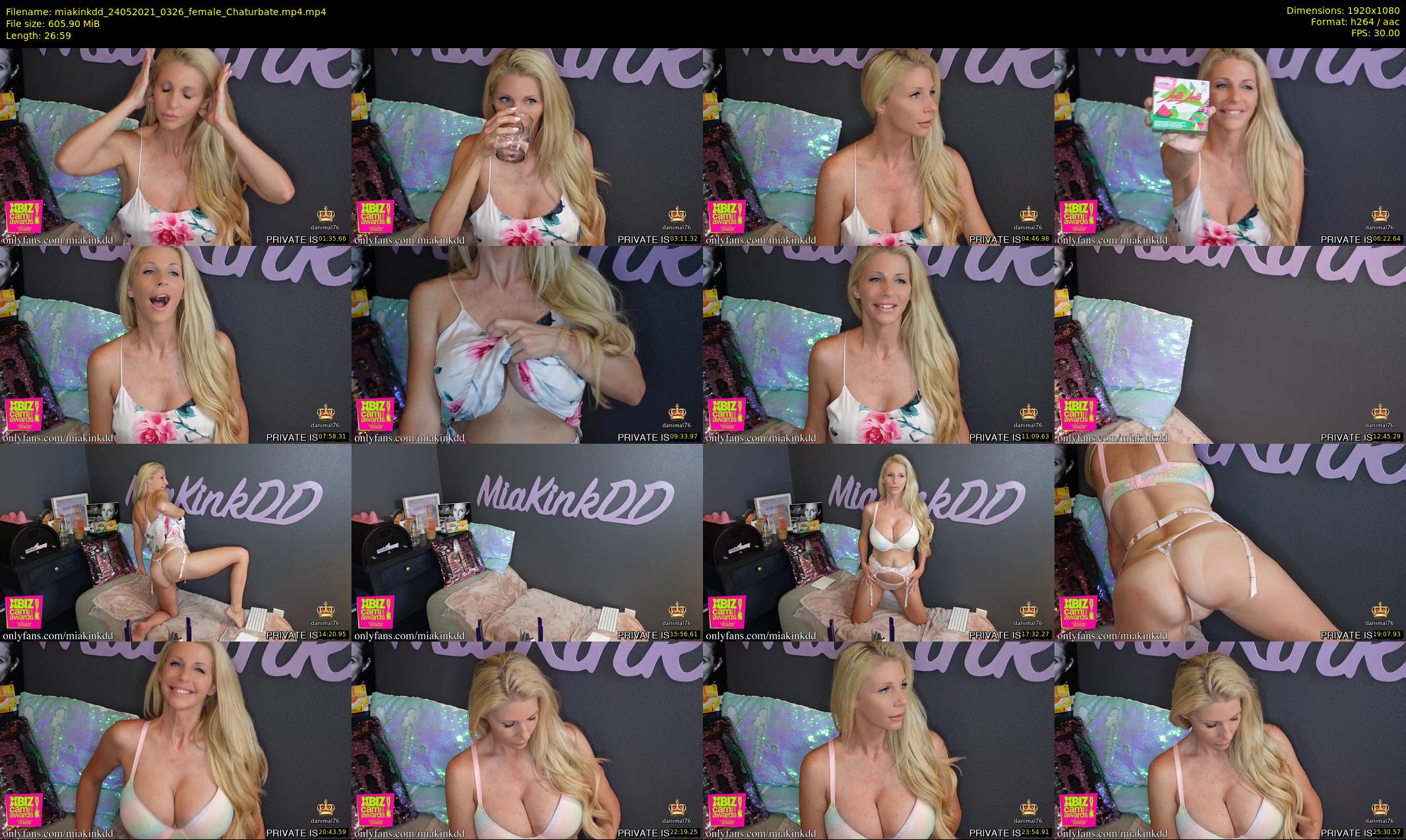 miakinkdd — 27 minute Chaturbate female cam show recording, 1080p, May 24, 2021