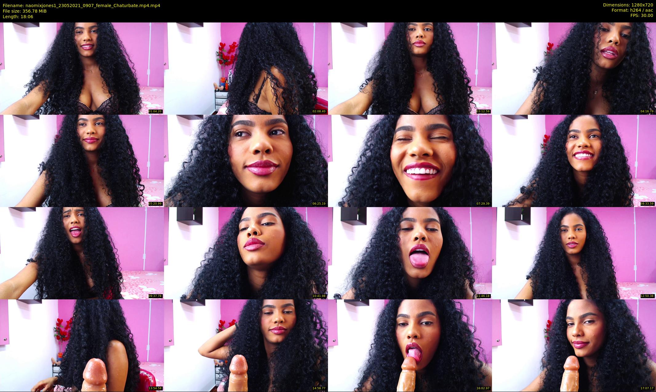naomixjones1 — 19 minute Chaturbate female cam show recording, 720p, May 23, 2021