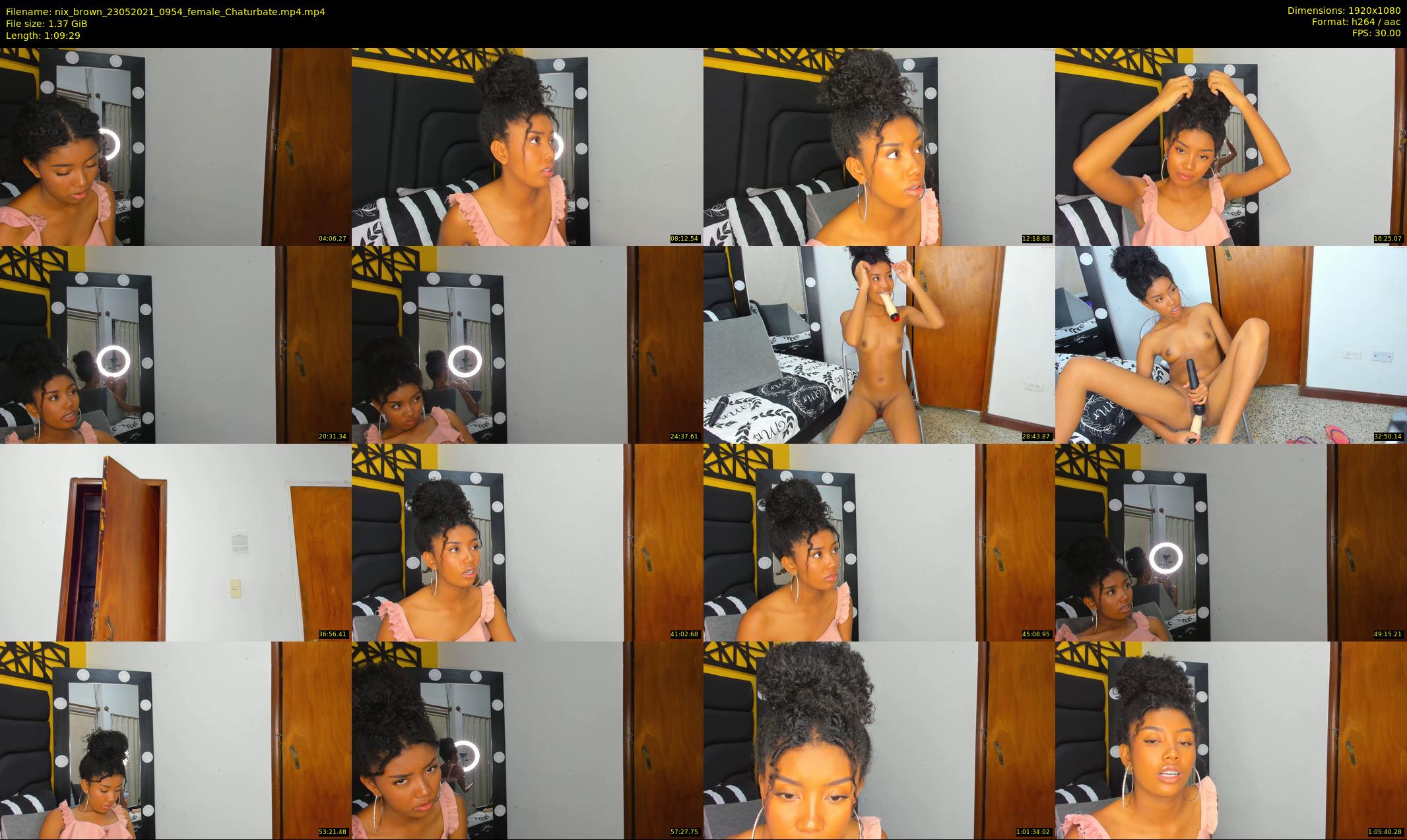 nix_brown — 70 minute Chaturbate female cam show recording, 1080p, May 23, 2021
