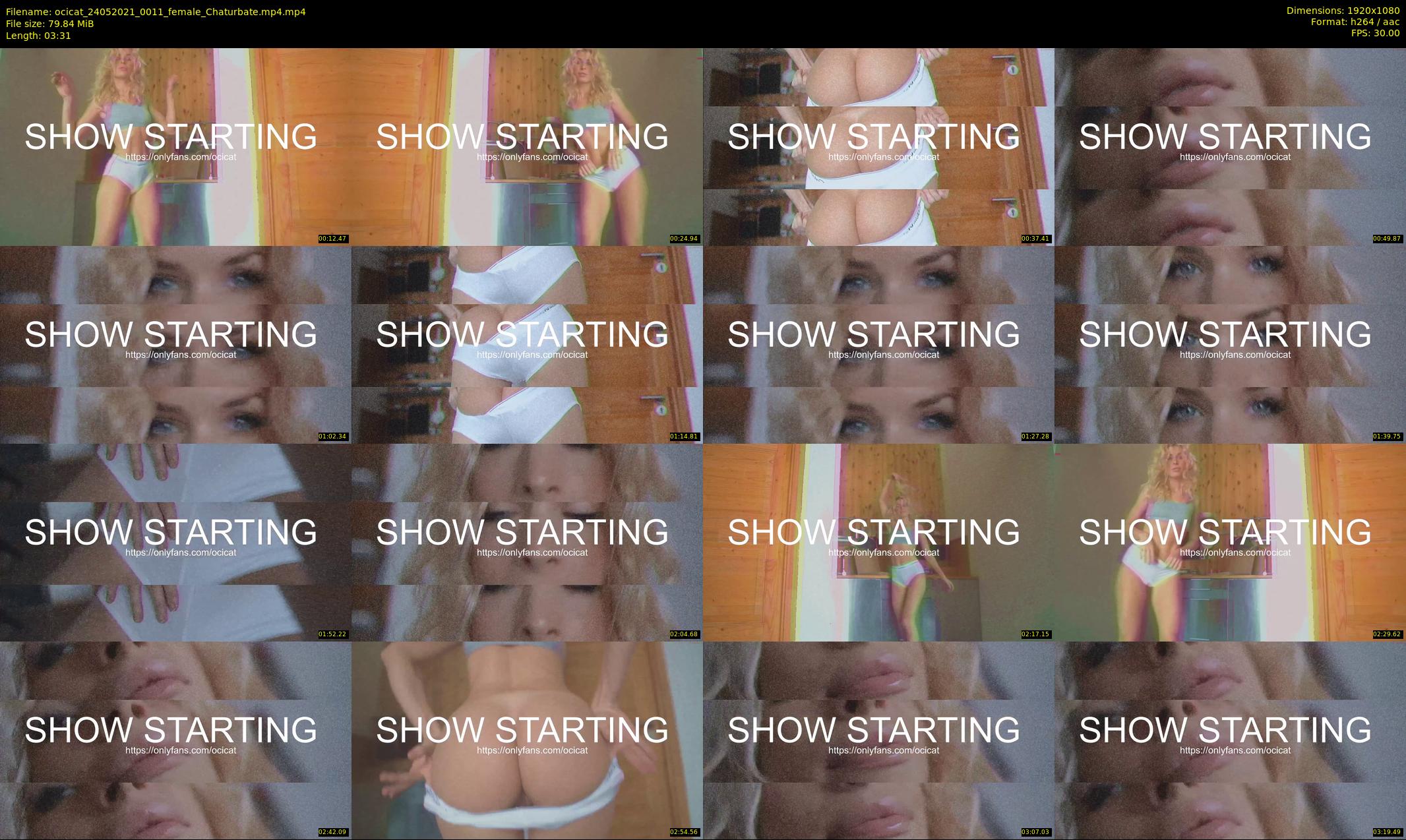 ocicat — 4 minute Chaturbate female cam show recording, 1080p, May 24, 2021