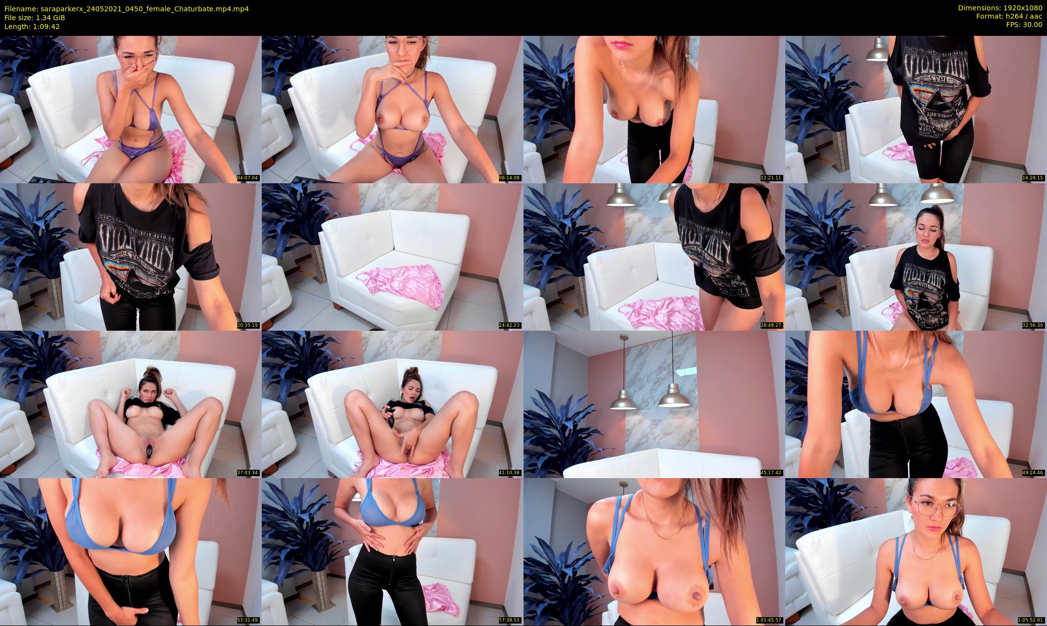 saraparkerx — 70 minute Chaturbate female cam show recording, 1080p, May 24, 2021