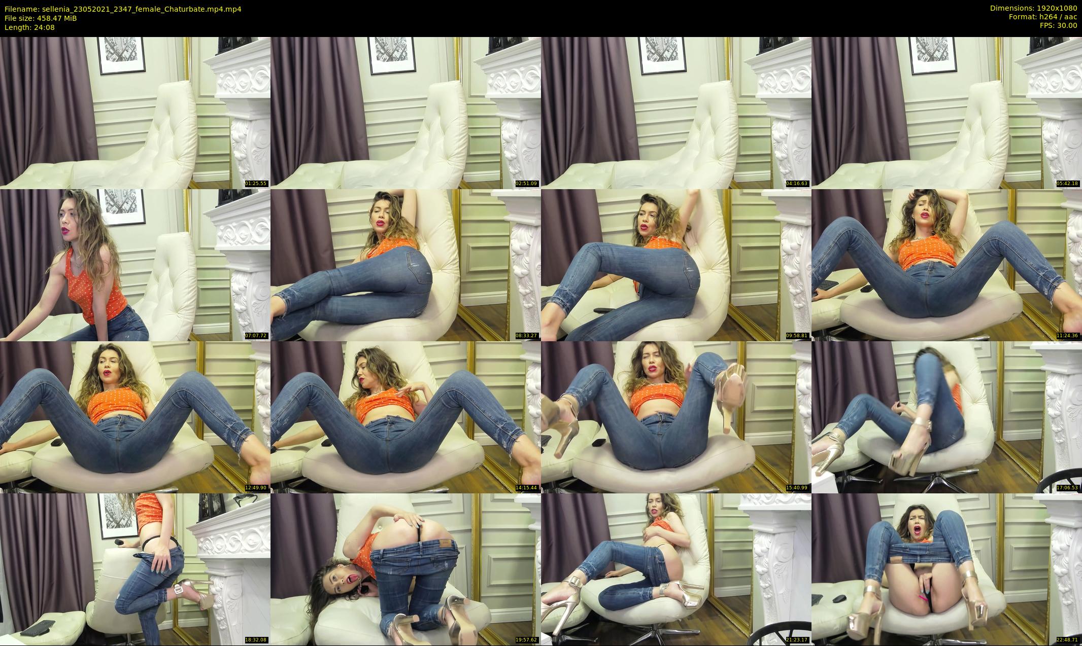 sellenia — 25 minute Chaturbate female cam show recording, 1080p, May 23, 2021