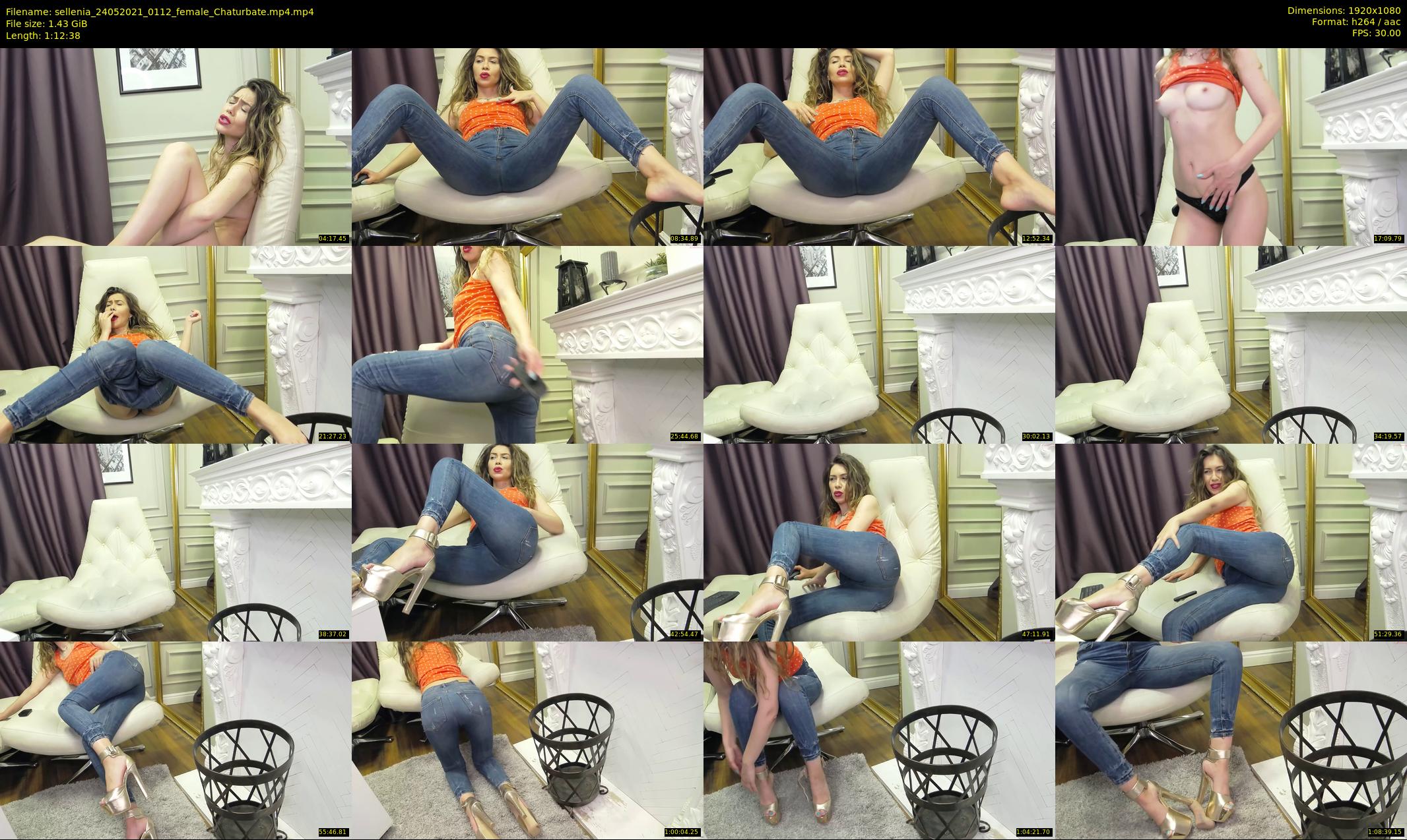 sellenia — 73 minute Chaturbate female cam show recording, 1080p, May 24, 2021
