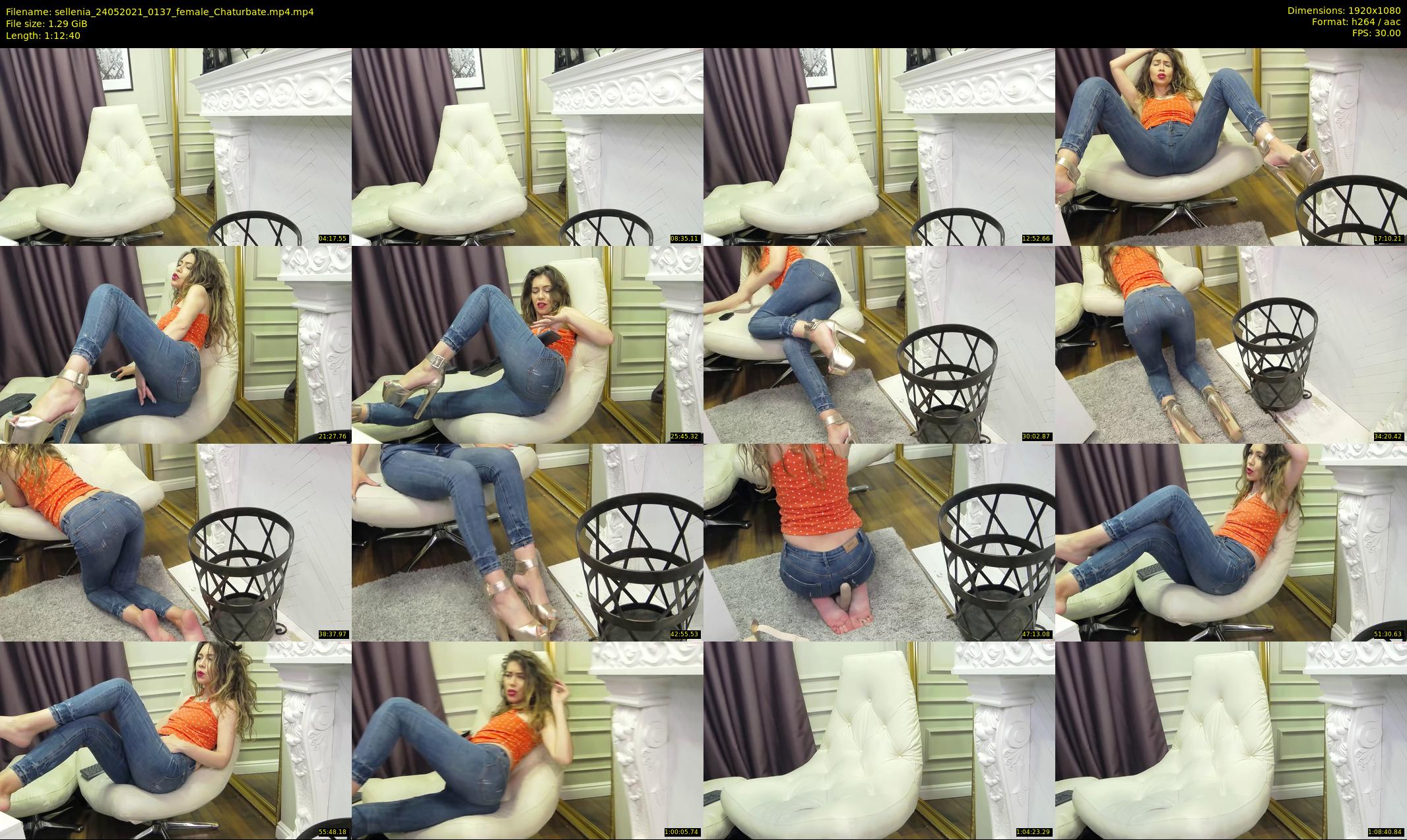 sellenia — 73 minute Chaturbate female cam show recording, 1080p, May 24, 2021