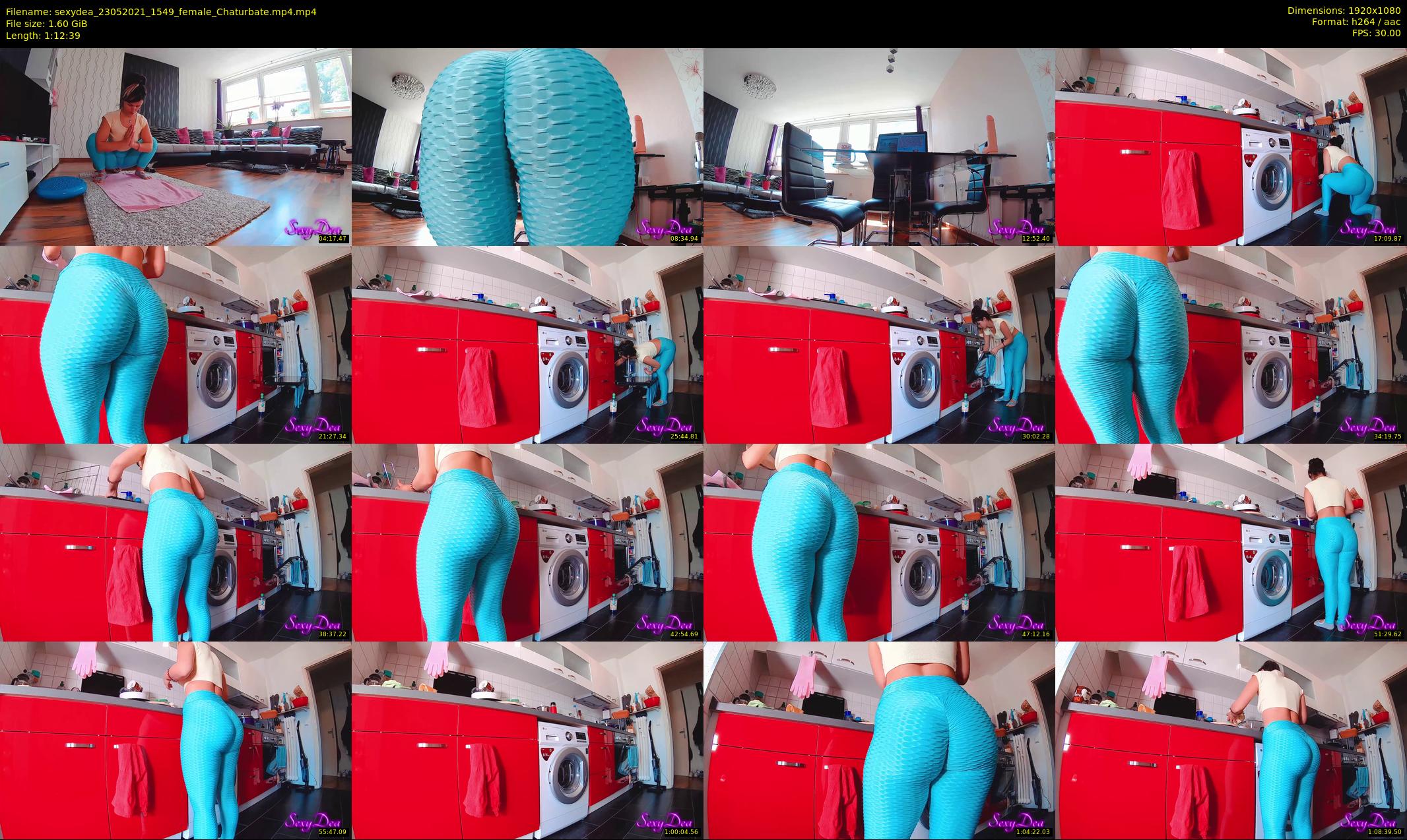 sexydea — 73 minute Chaturbate female cam show recording, 1080p, May 23, 2021