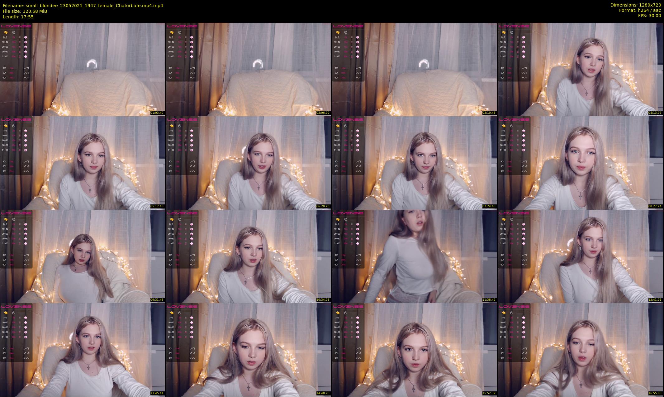 small_blondee — 18 minute Chaturbate female cam show recording, 720p, May 23, 2021