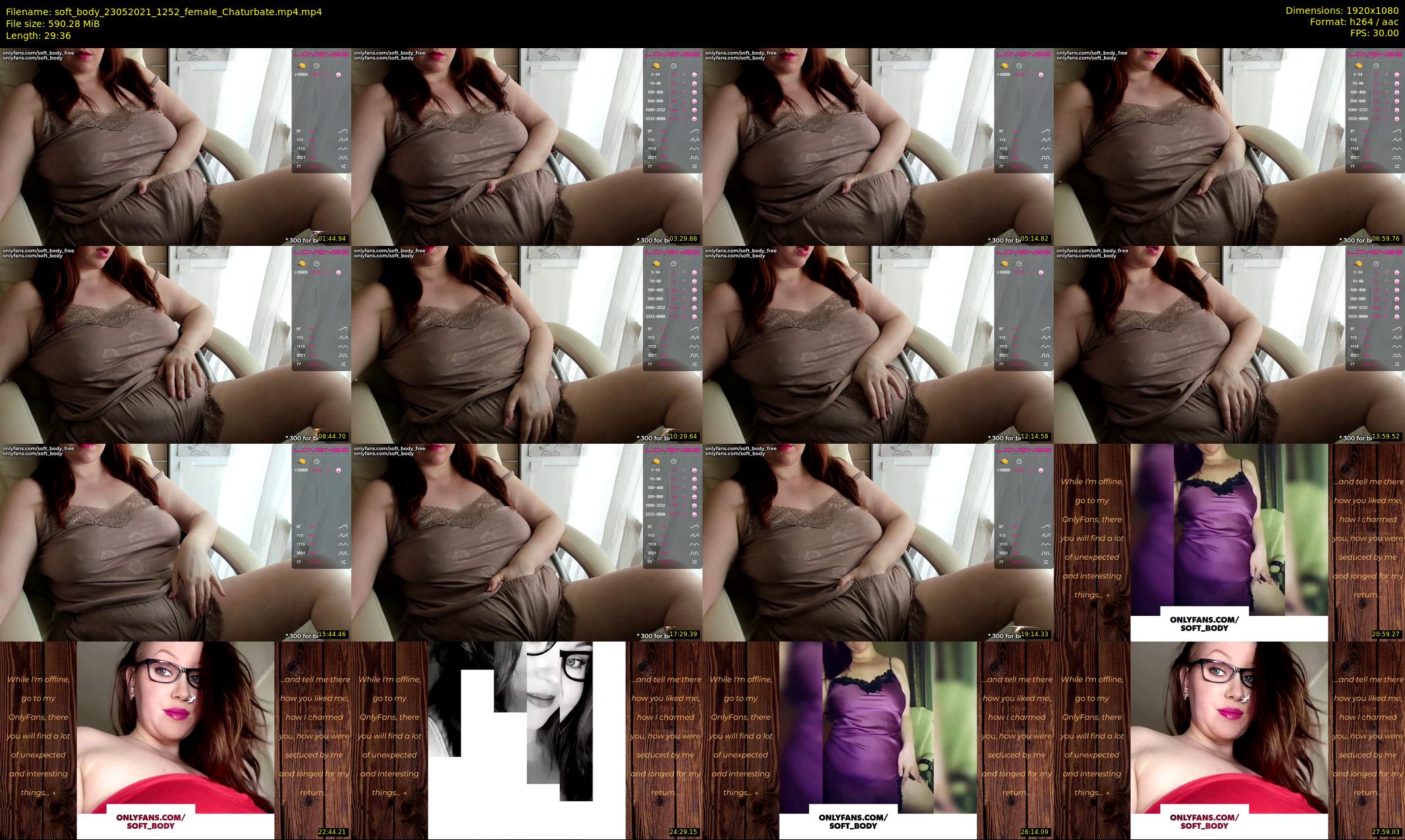 soft_body — 30 minute Chaturbate female cam show recording, 1080p, May 23, 2021