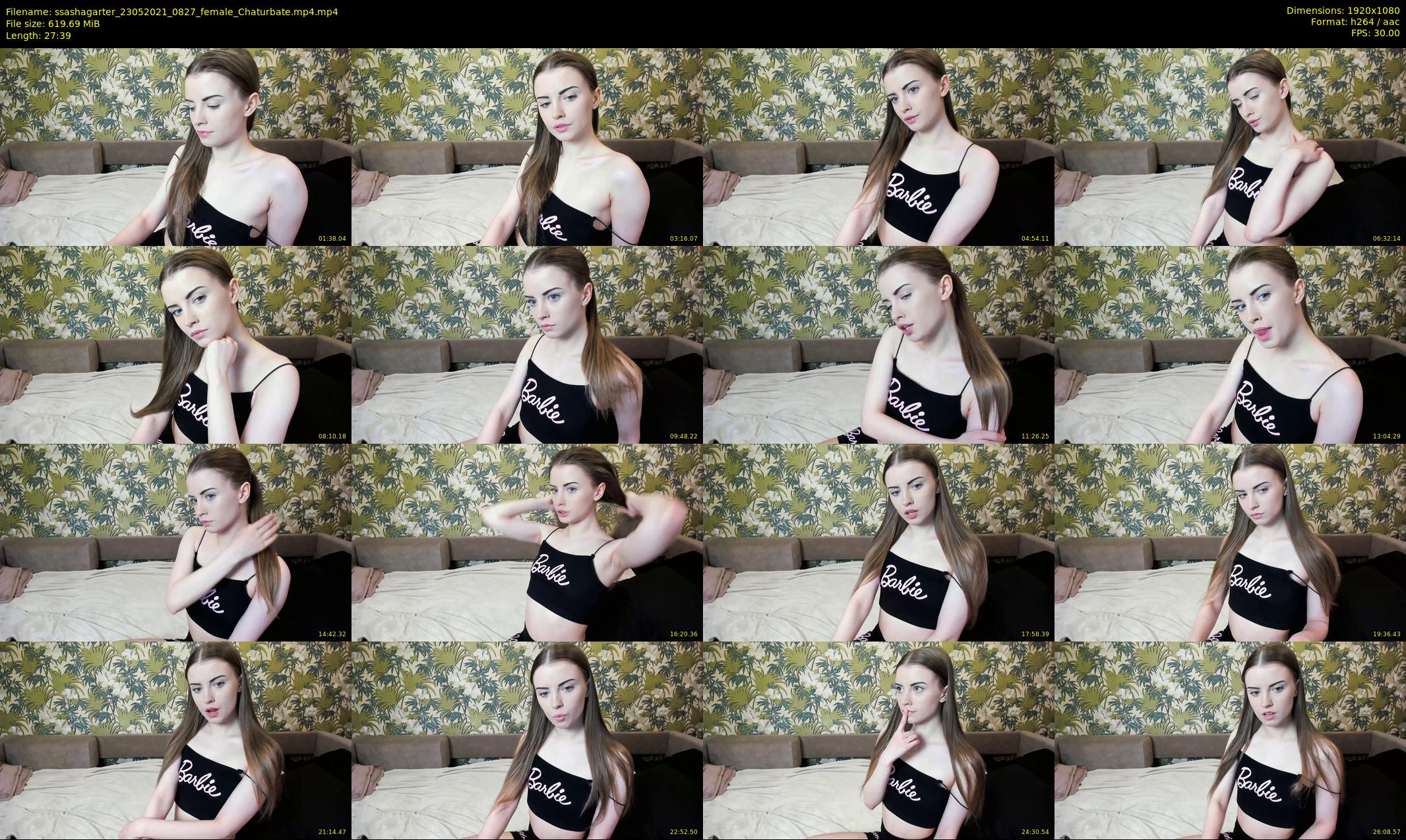 ssashagarter — 28 minute Chaturbate female cam show recording, 1080p, May 23, 2021